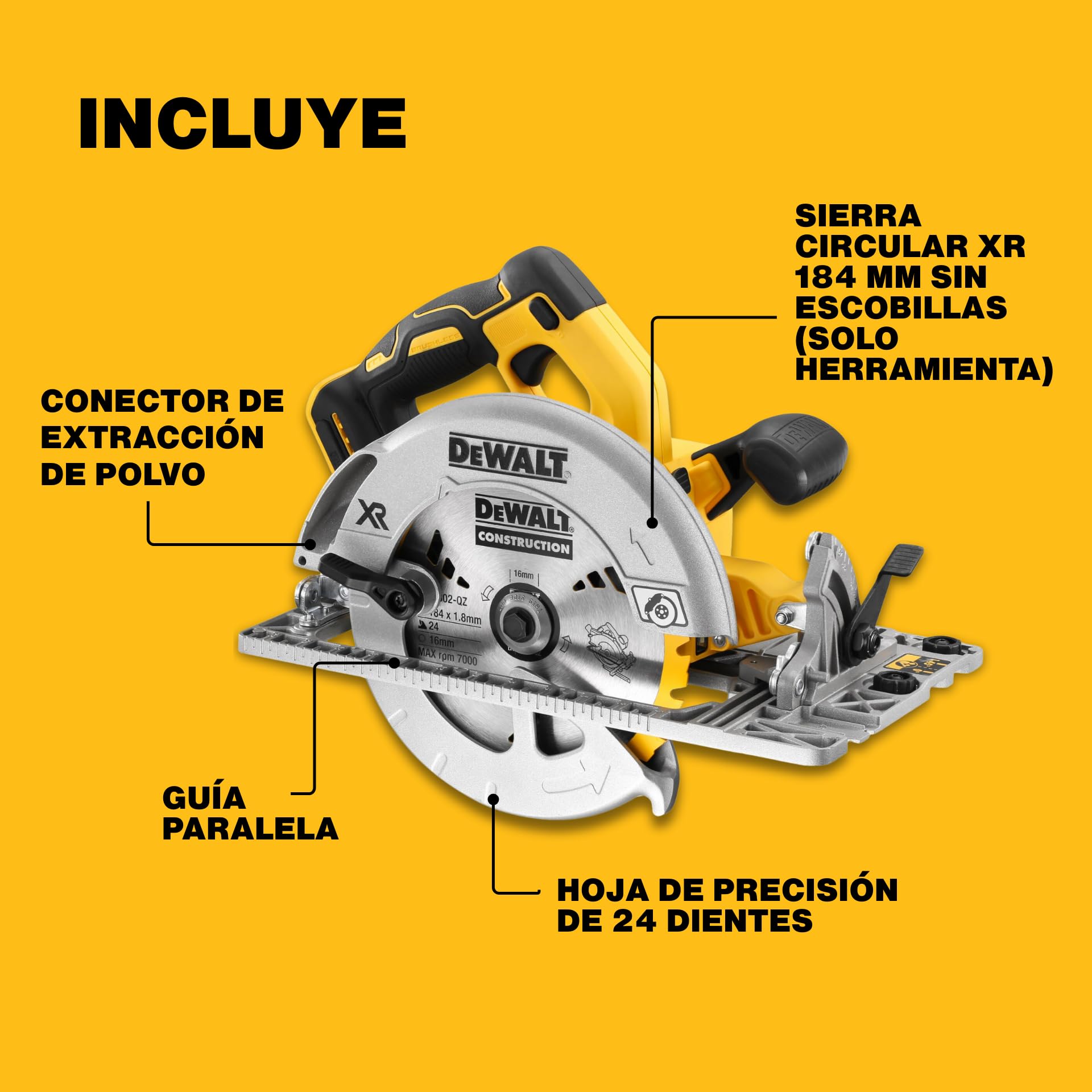 dewalt-dcs572nt-xj-xr-18v-sierra-circular-sin-escobillas-con-hoja-de-184-mm-cort image 4