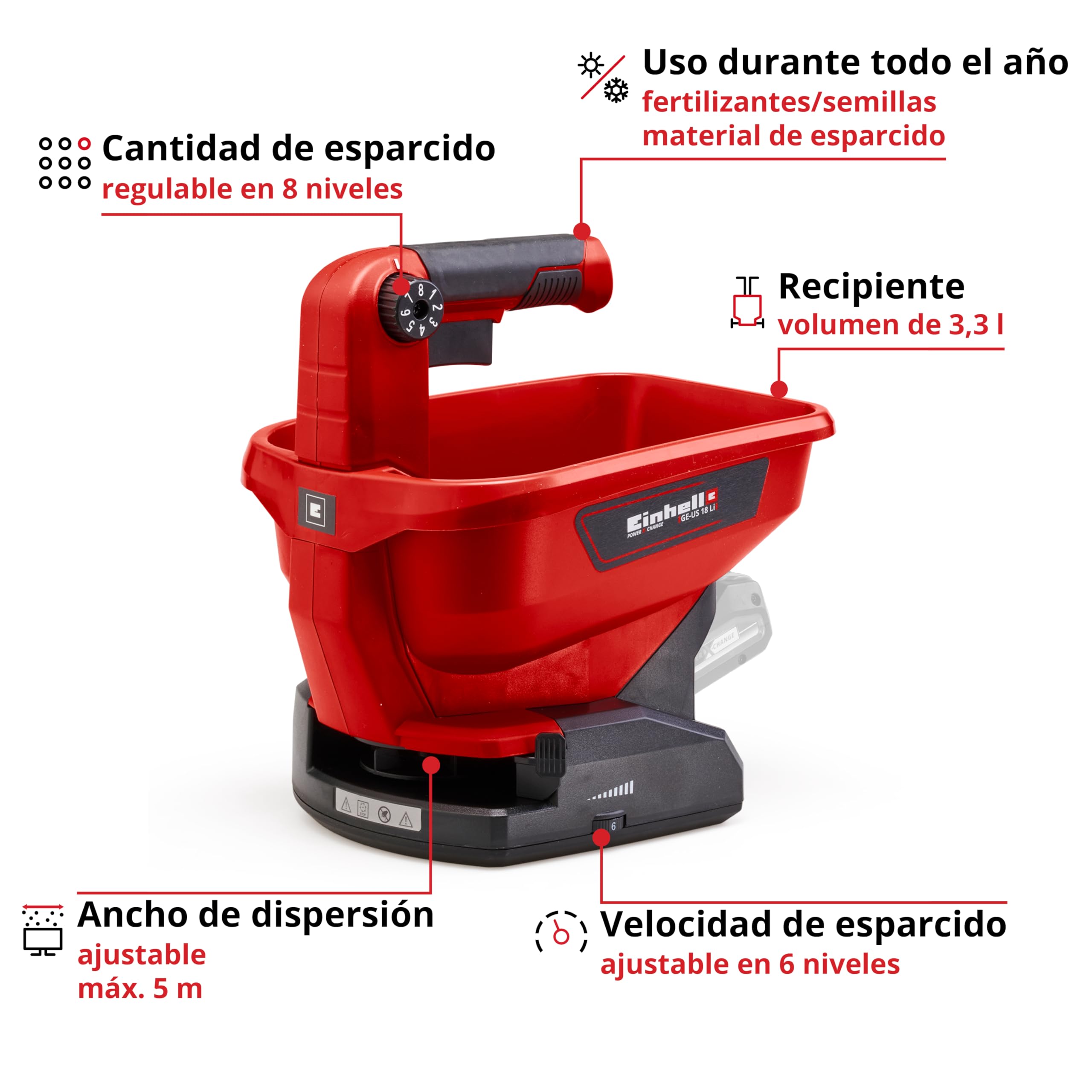 einhell-ge-us-18-li-solo-esparcidor-universal-power-x-change-18-v-3-3-l-control- image 3