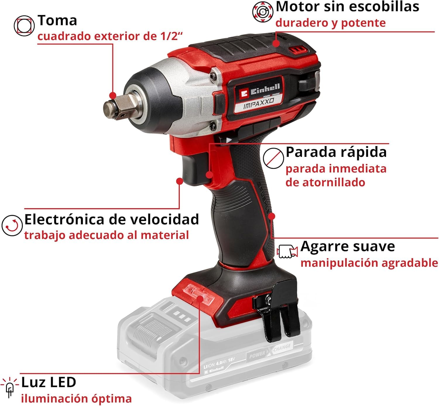 einhell-impaxxo-18-230-power-x-change-atornillador-de-impacto-18v-sin-escobillas image 3