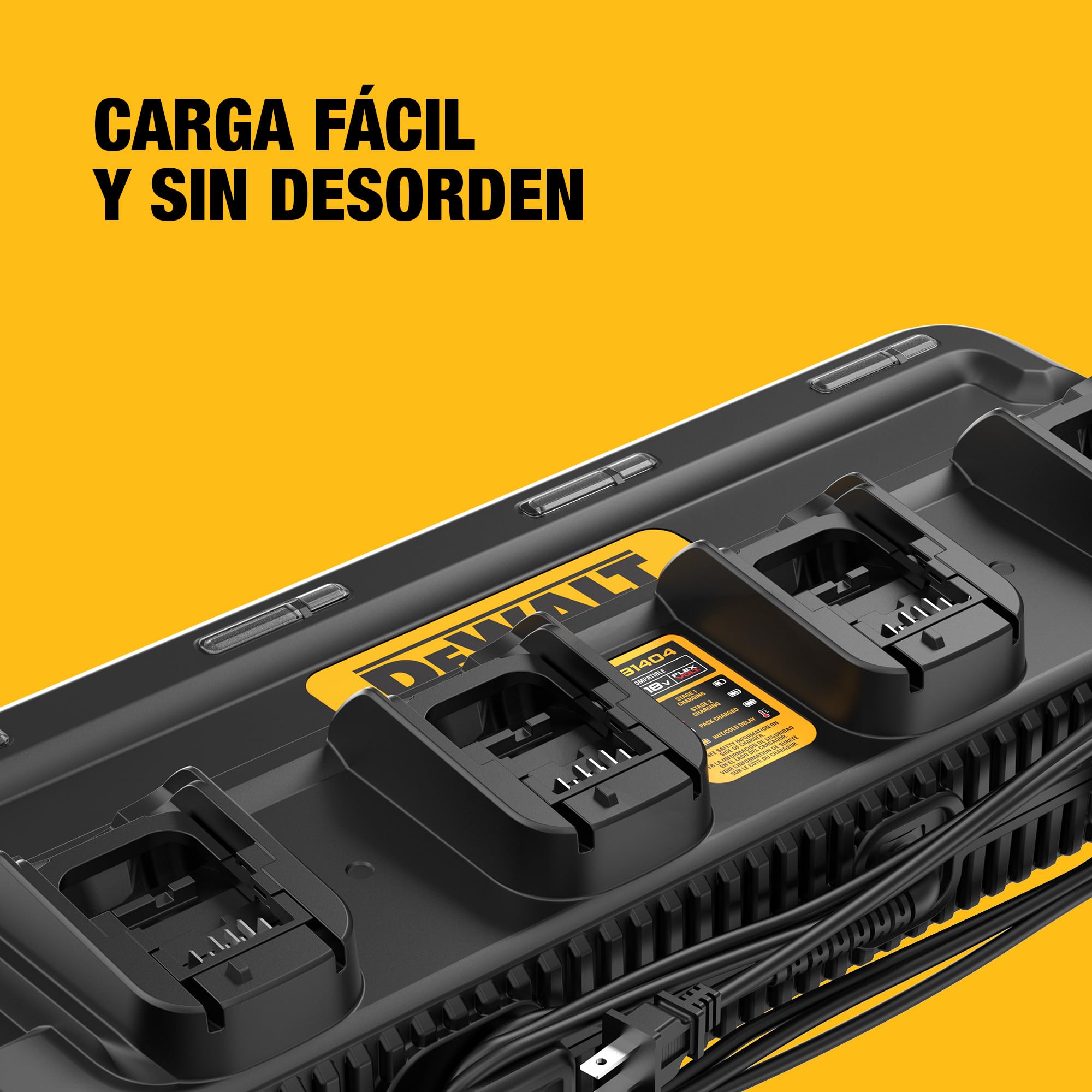 dewalt-cargador-quadport-xr-dcb1404-qw-de-4-a-para-4-bater-as-18-v-xr-y-54-v-fle image 6
