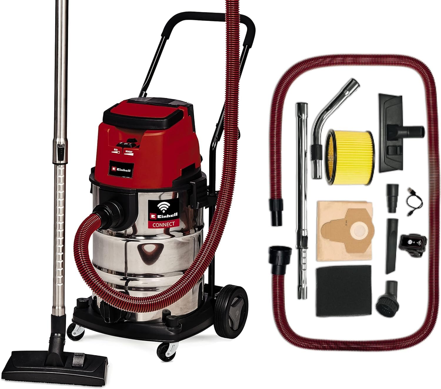 einhell-tp-vc-36-30-s-auto-solo-power-x-change-aspirador-de-seco-y-h-medo-a-bate image 1