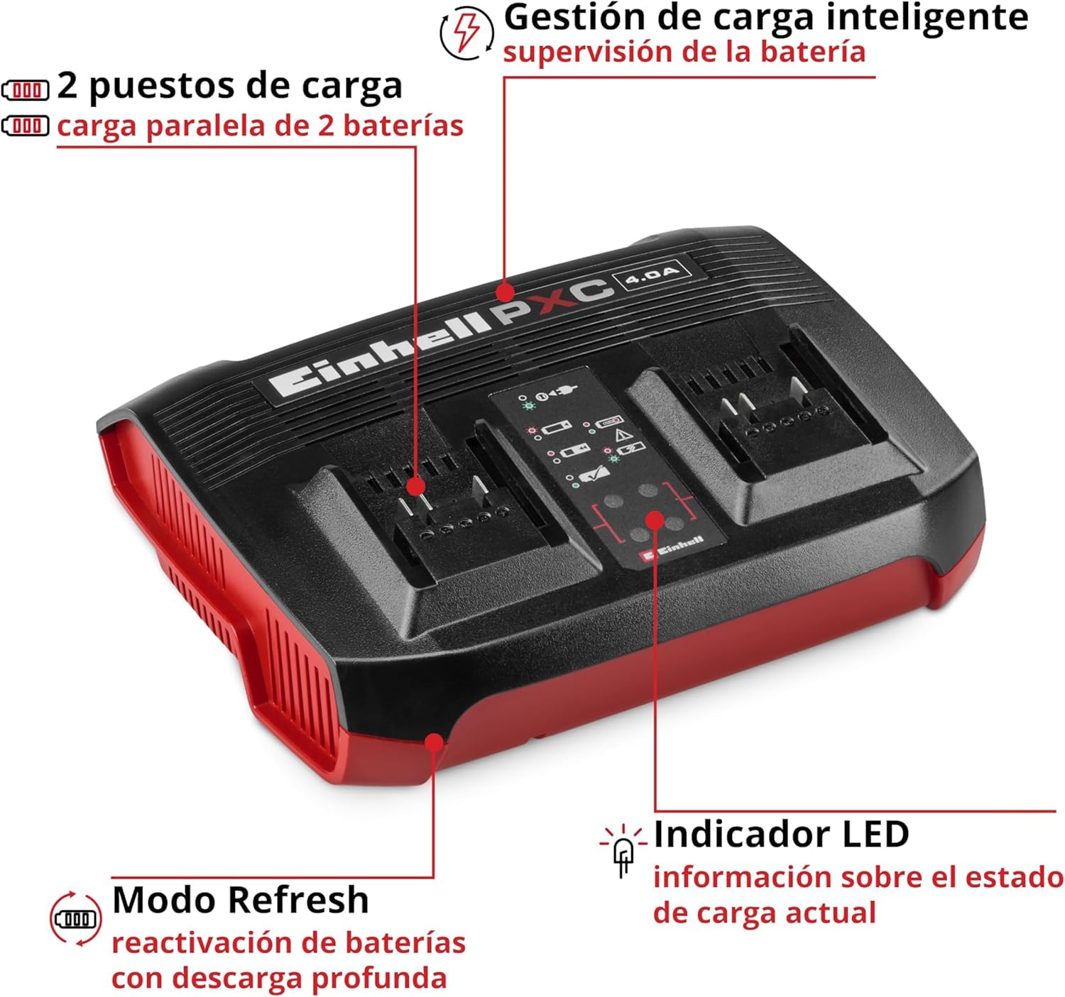 einhell-power-x-twincharger-4a-power-x-change-cargador-r-pido-doble-18-v-carga-s image 4