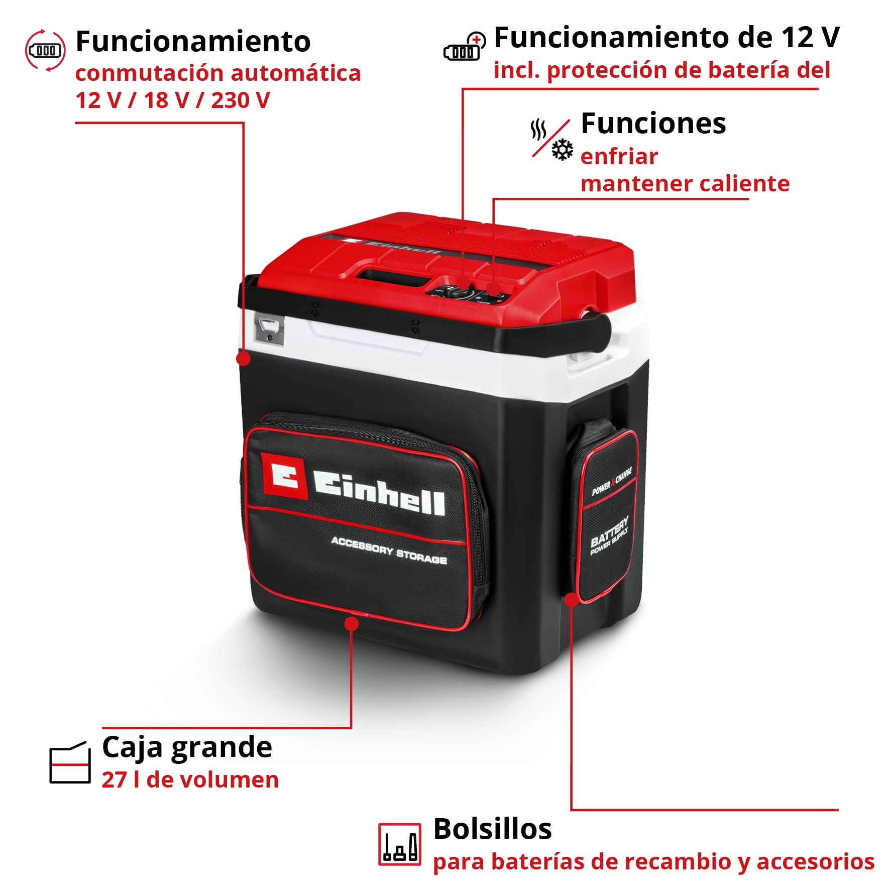 einhell-nevera-port-til-con-bater-a-te-col-18-27-li-power-x-change-18v-27l-enfr- image 3