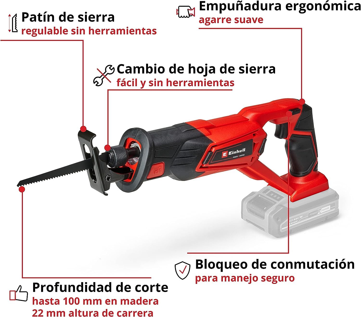 einhell-sierra-de-sable-a-bater-a-te-ap-18-22-li-solo-power-x-change-18-v-2600-c image 3