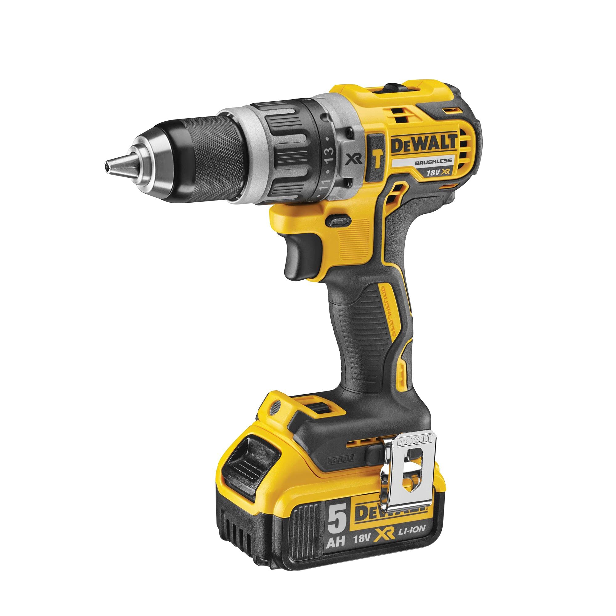 dewalt-dck383p2t-qw-kit-xr-taladro-percutor-dcd796-amoladora-dcg412-atornillador image 2