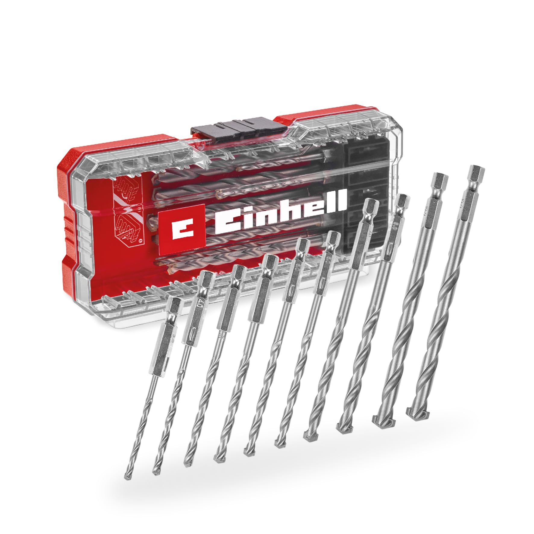 einhell-s-case-juego-de-10-brocas-para-mamposter-a-acero-din-10083-2-con-inserto image 1