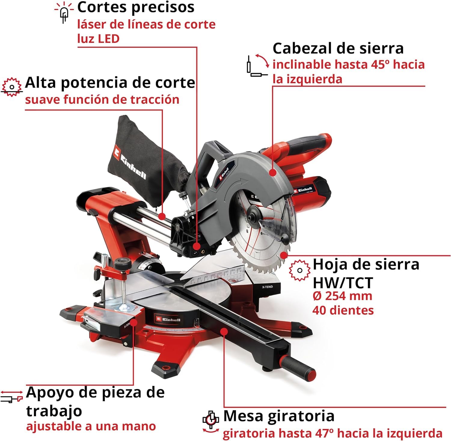 einhell-te-sm-36-10-l-li-solo-sierra-de-tracci-n-vaiv-n-e-inglete-a-bater-a-powe image 3
