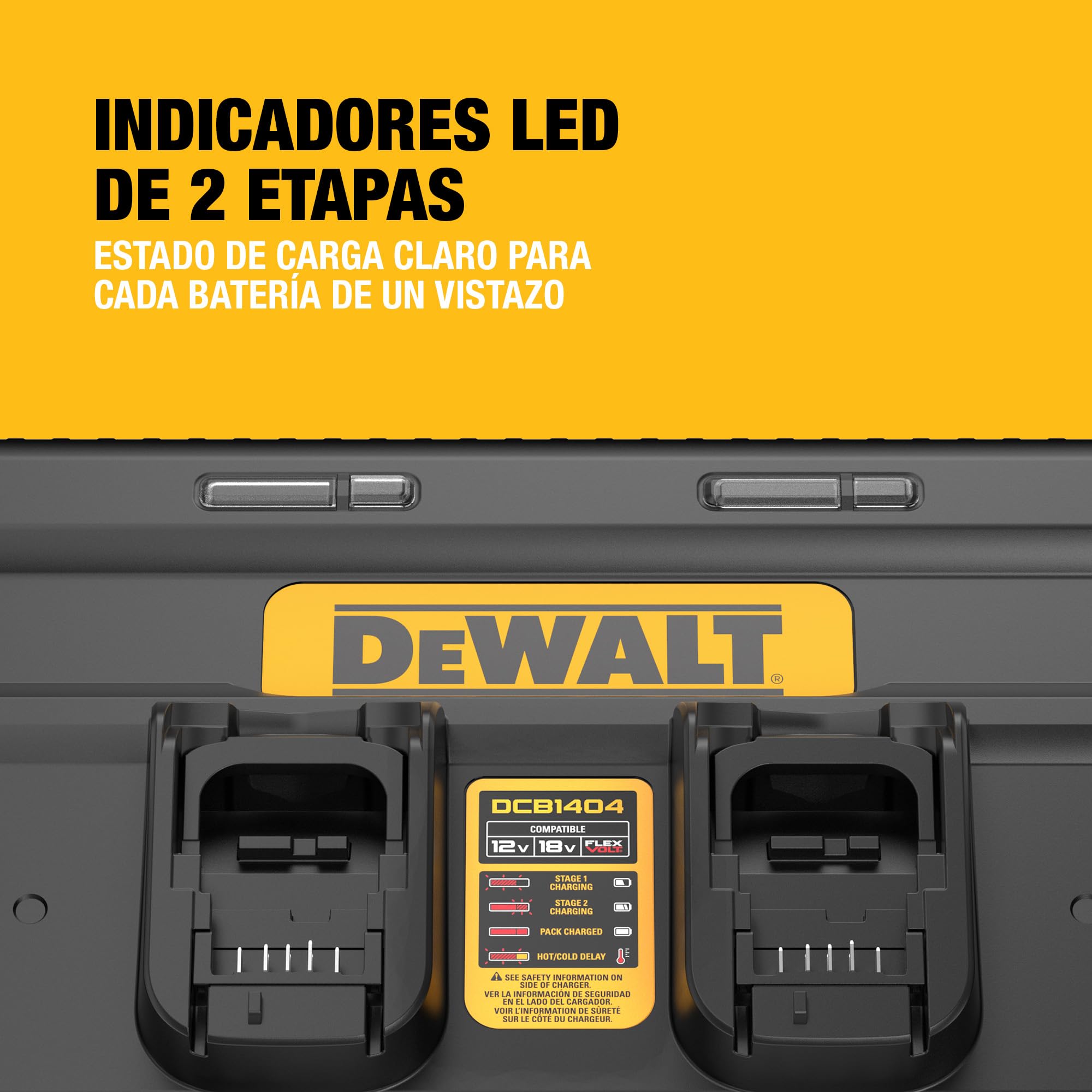 dewalt-cargador-quadport-xr-dcb1404-qw-de-4-a-para-4-bater-as-18-v-xr-y-54-v-fle image 7