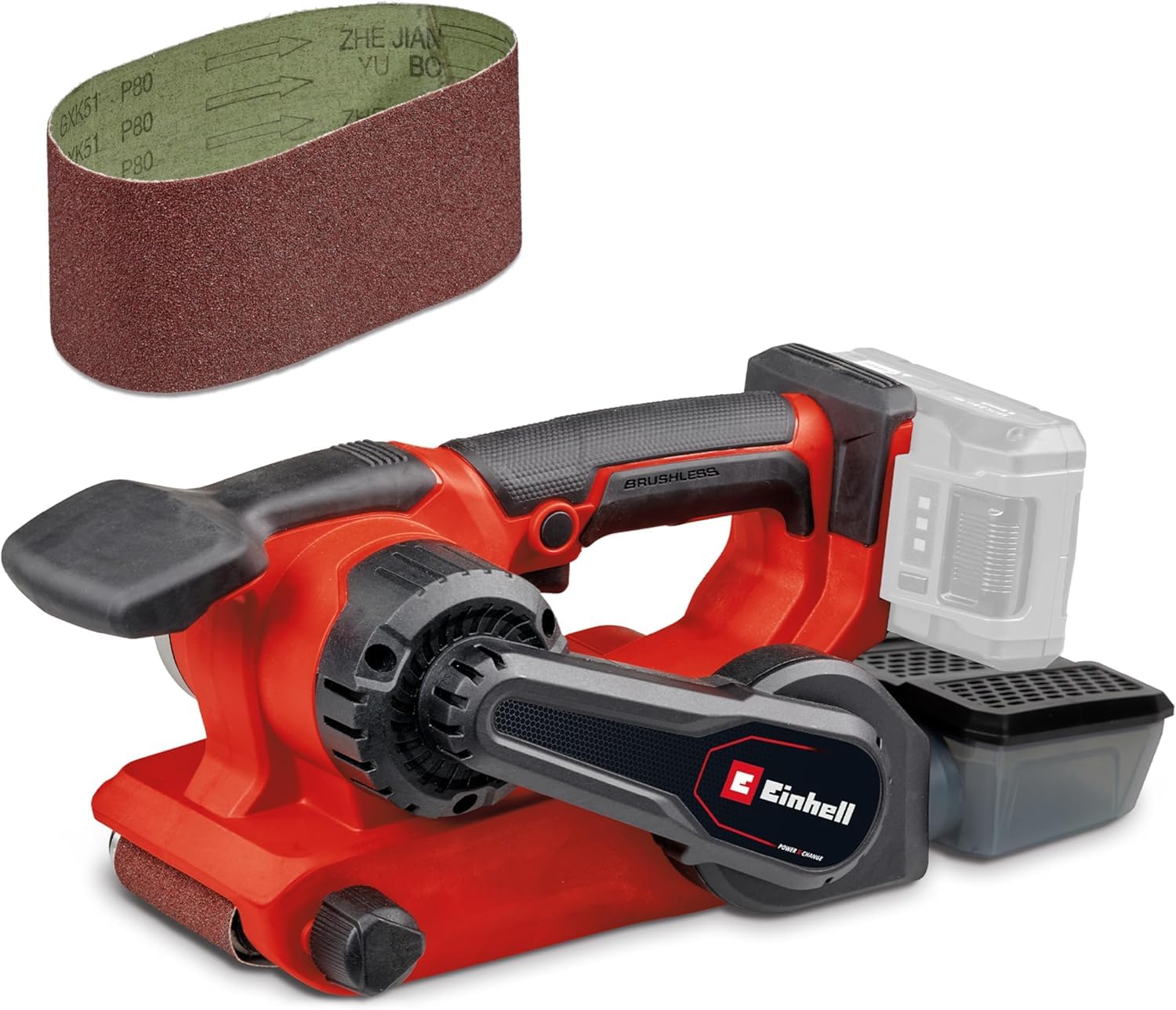 einhell-professional-tp-bs-18-457-li-bl-solo-lijadora-de-banda-a-bater-a-18-v-si image 1