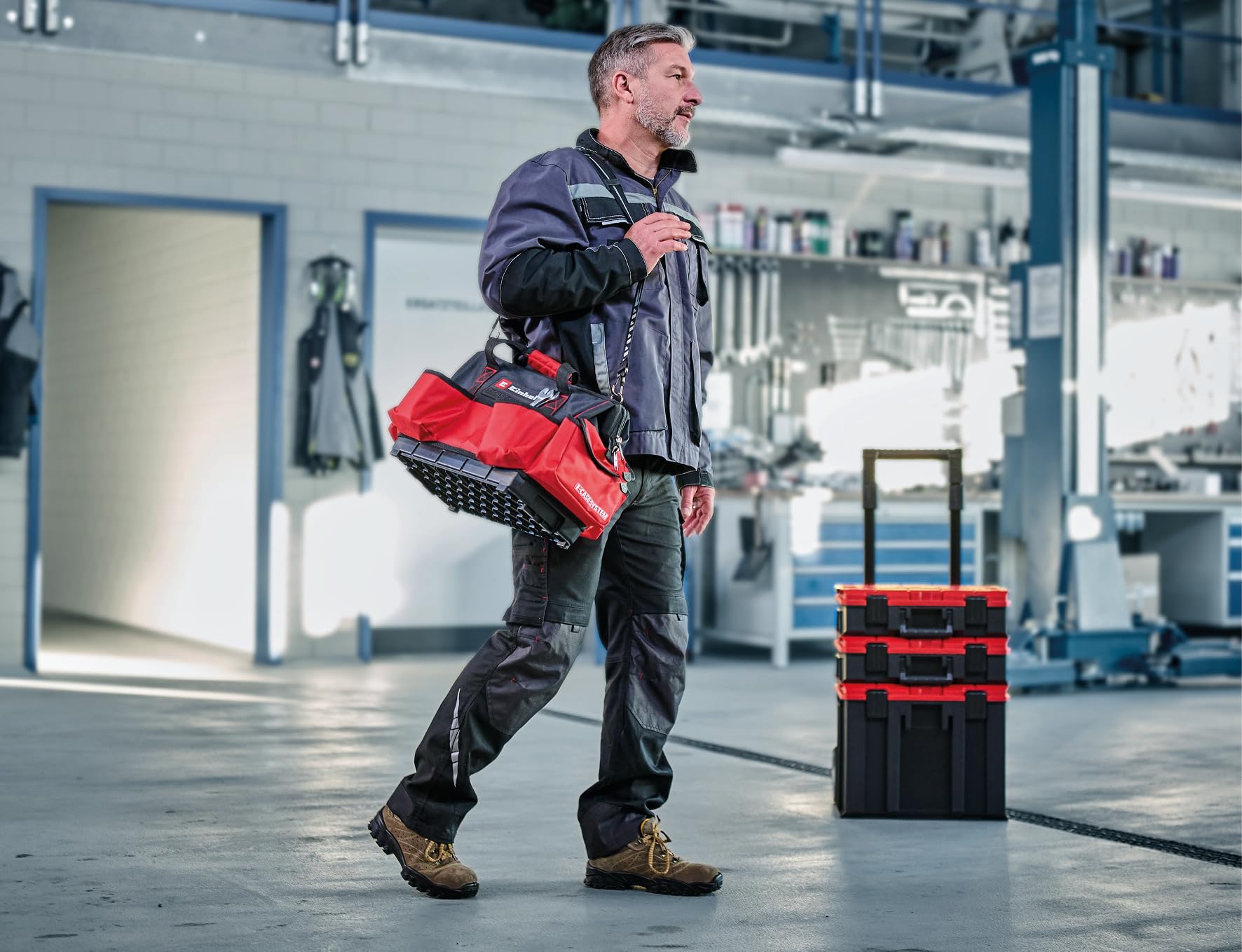 einhell-bolsa-e-case-original-bolsa-de-herramienta-modular-hasta-30-kg-apilable- image 2