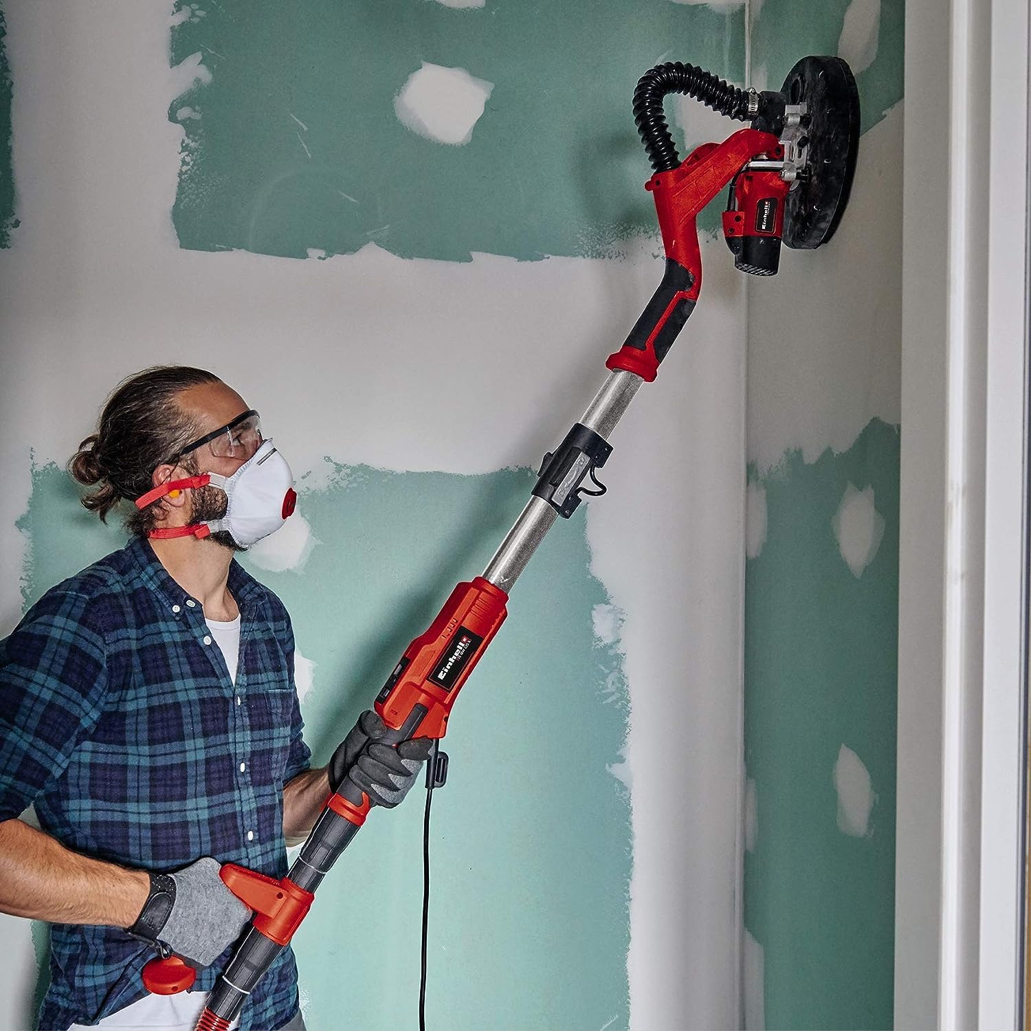 einhell-lijadora-de-pared-750-w-plato-225-mm-intercambiable-mango-telesc-pico-16 image 4
