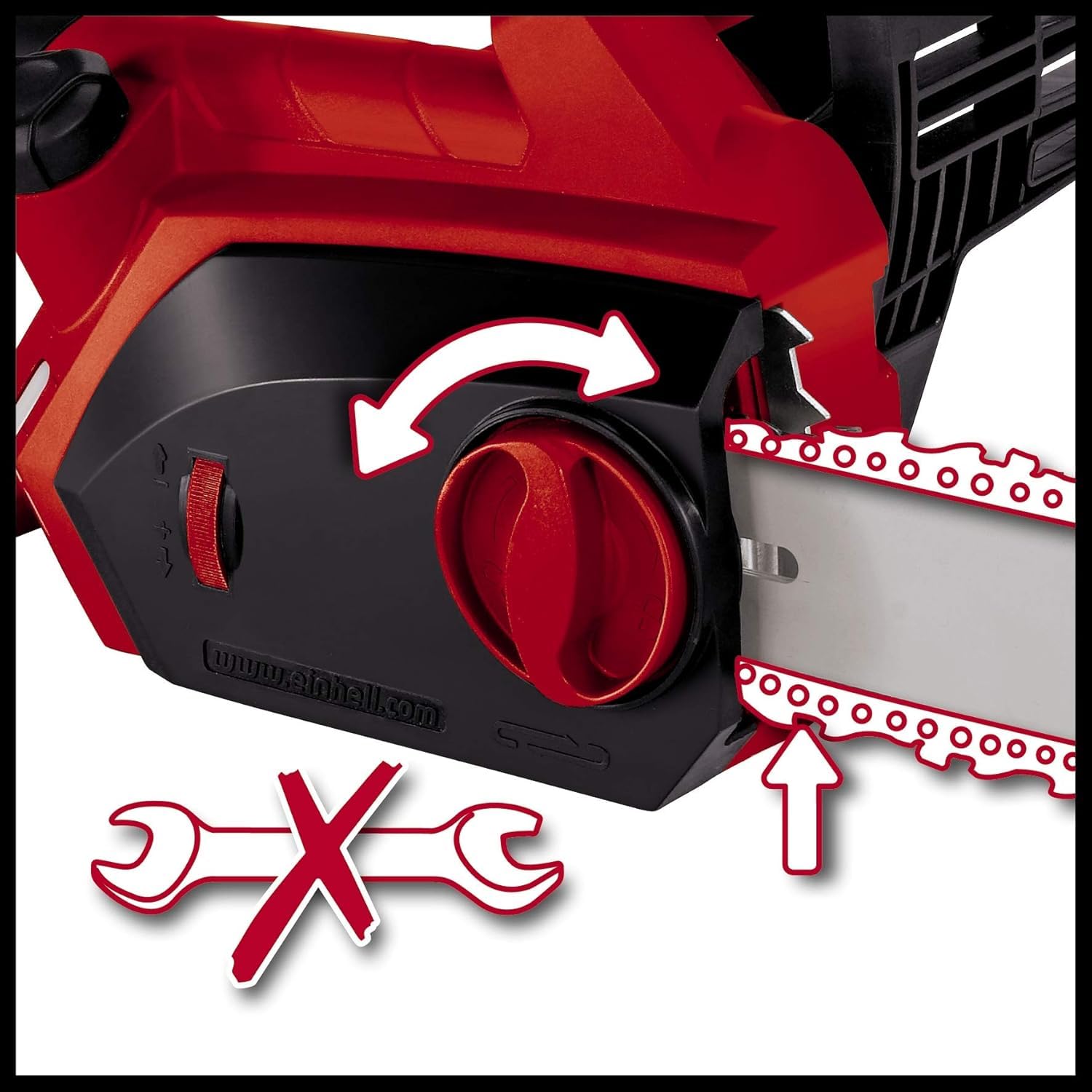 einhell-gh-ec-1835-motosierra-el-ctrica-1800-w-tensado-de-cadena-sin-herramienta image 3