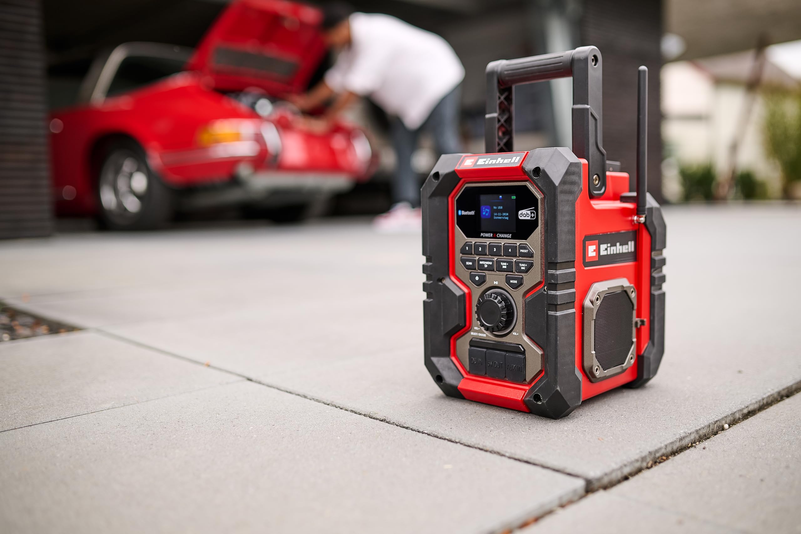 einhell-te-cr-18-li-dab-fm-bt-radio-de-obra-18-v-power-x-change-con-bluetooth-us image 4