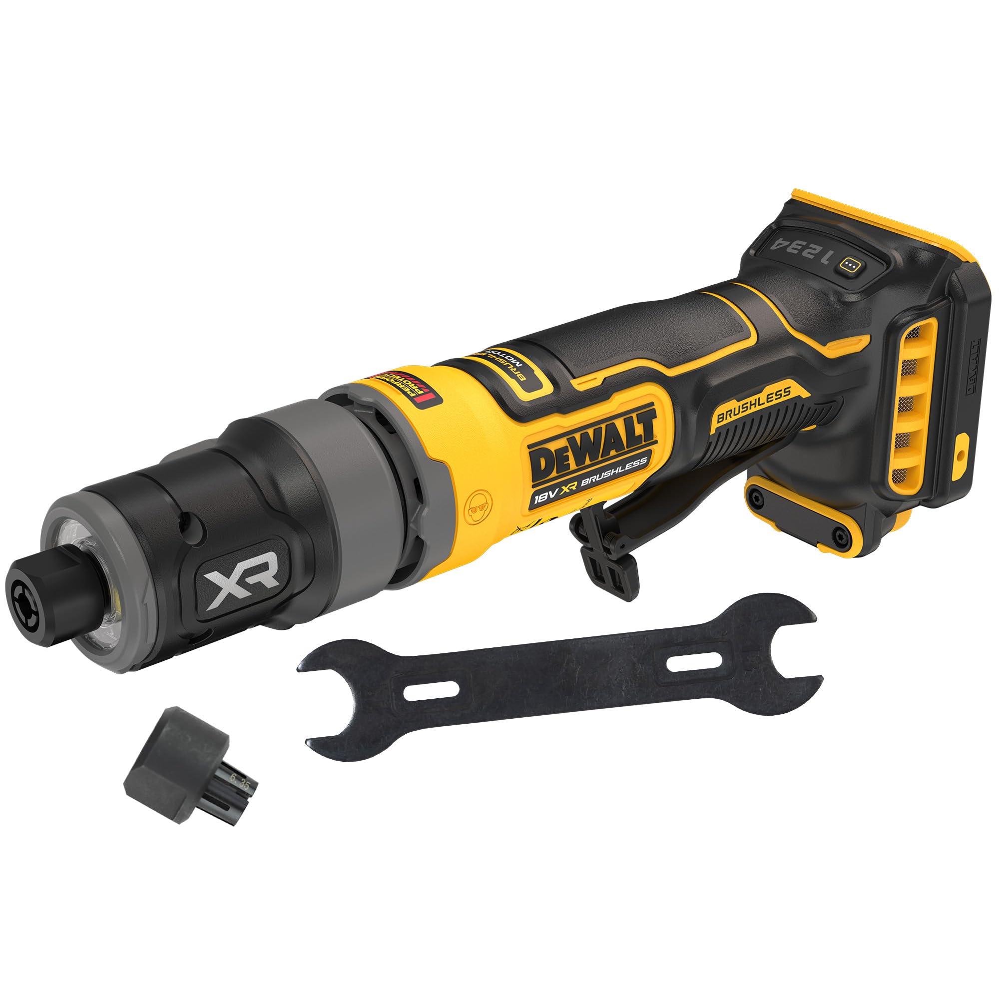 dewalt-dcg420n-xj-amoladora-recta-brushless-18v-xr-compacta-4-velocidades-freno- image 1