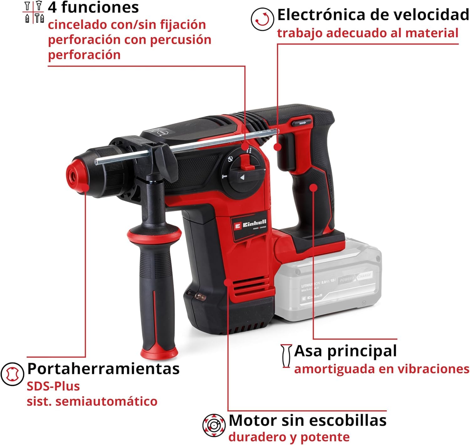 einhell-tp-hd-18-26-li-bl-solo-power-x-change-martillo-perforador-inal-mbrico-si image 3