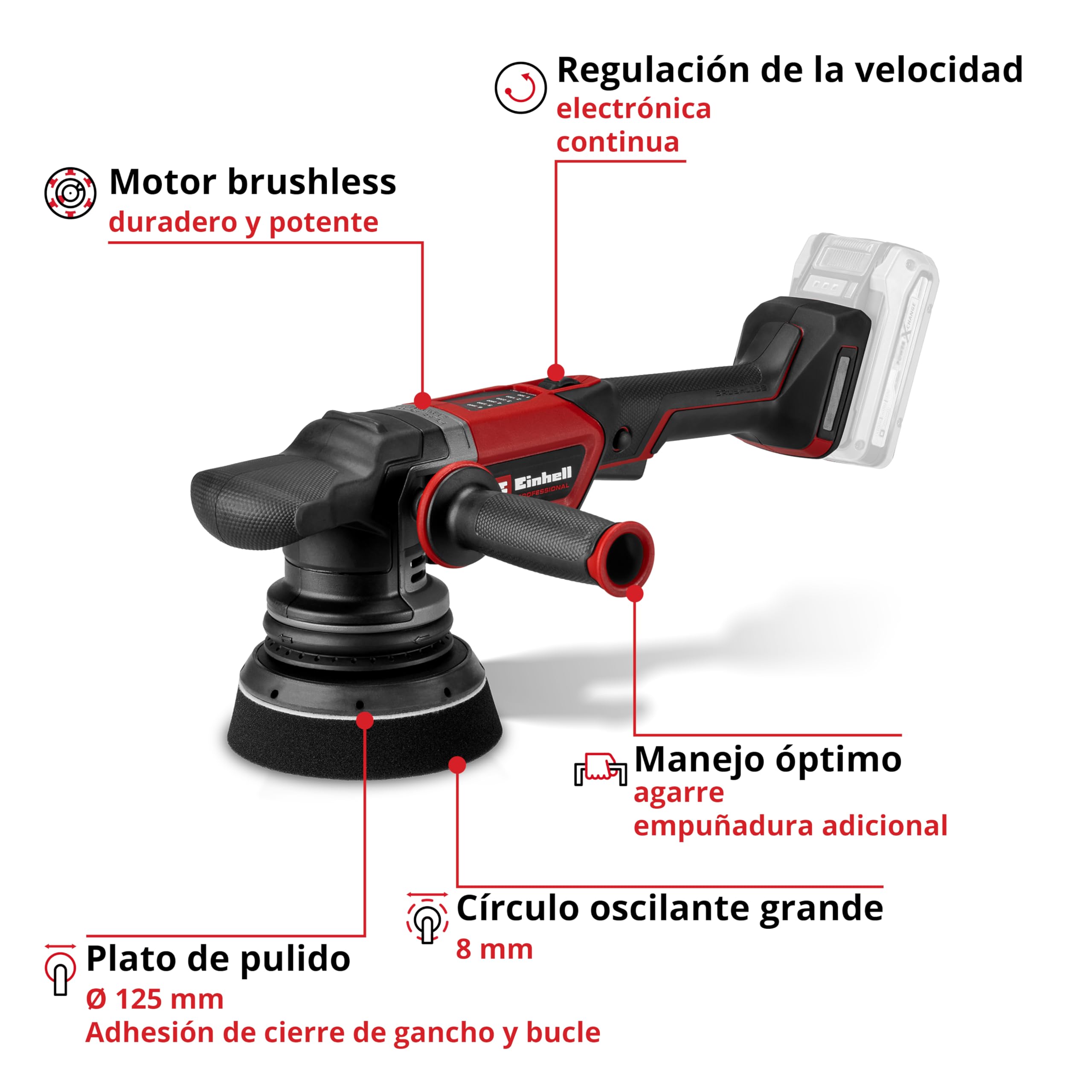 einhell-professional-cp-ep-18-125-li-bl-solo-pulidora-exc-ntrica-a-bater-a-power image 3