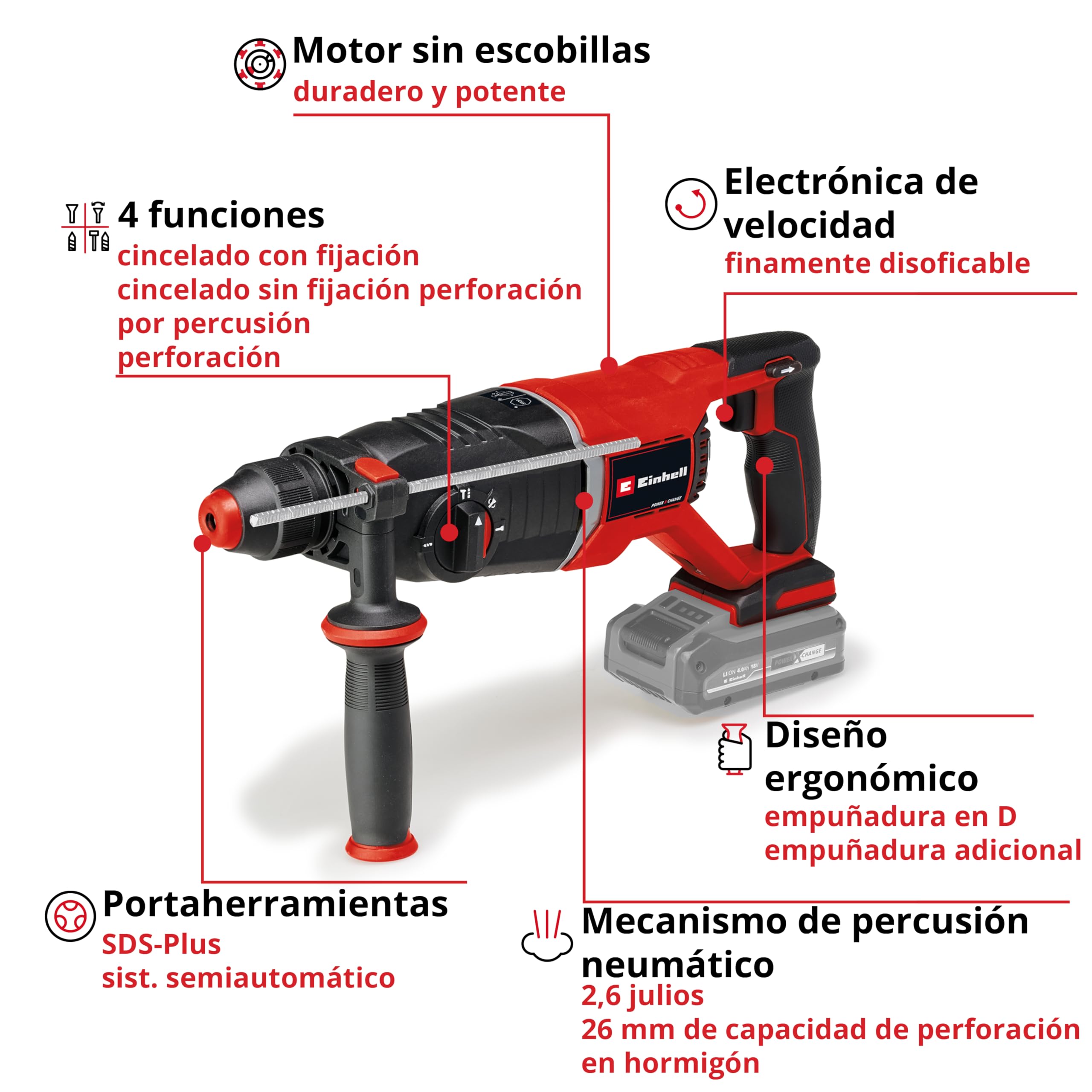 einhell-professional-tp-hd-18-26-d-li-bl-solo-martillo-perforador-sds-plus-18v-s image 3