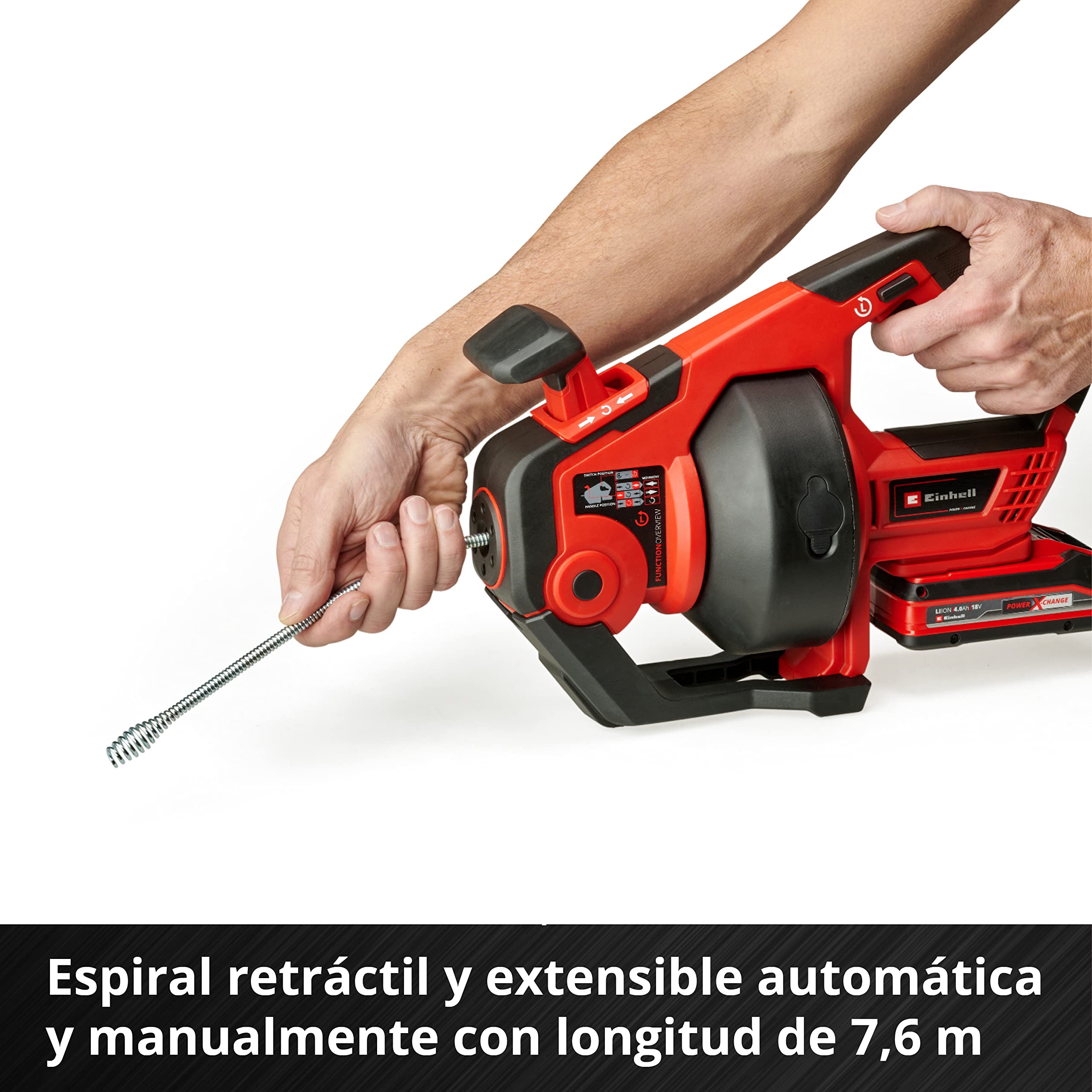 einhell-te-da-18-760-li-solo-pxc-limpiador-de-tubos-con-bater-a-18-v-espiral-de- image 6