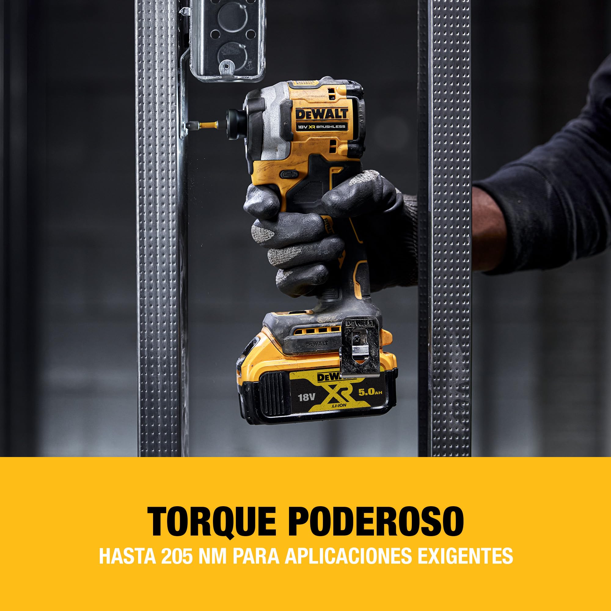 dewalt-dcf850n-xj-atornillador-de-impacto-compacto-brushless-18v-xr-205-nm-cuerp image 5