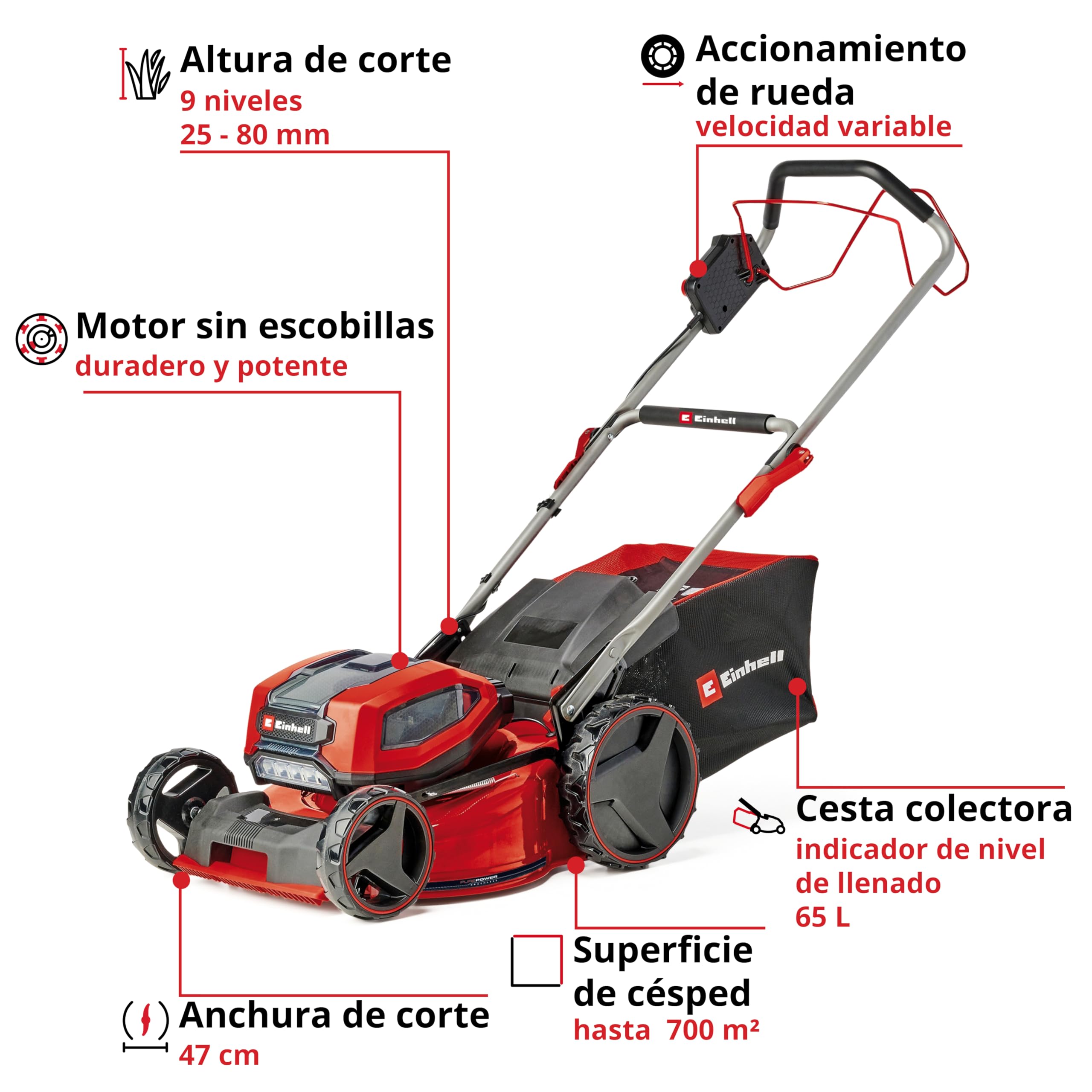 einhell-gp-cm-36-47-s-li-bl-power-x-change-cortac-sped-a-bater-a-36v-con-tracci- image 3