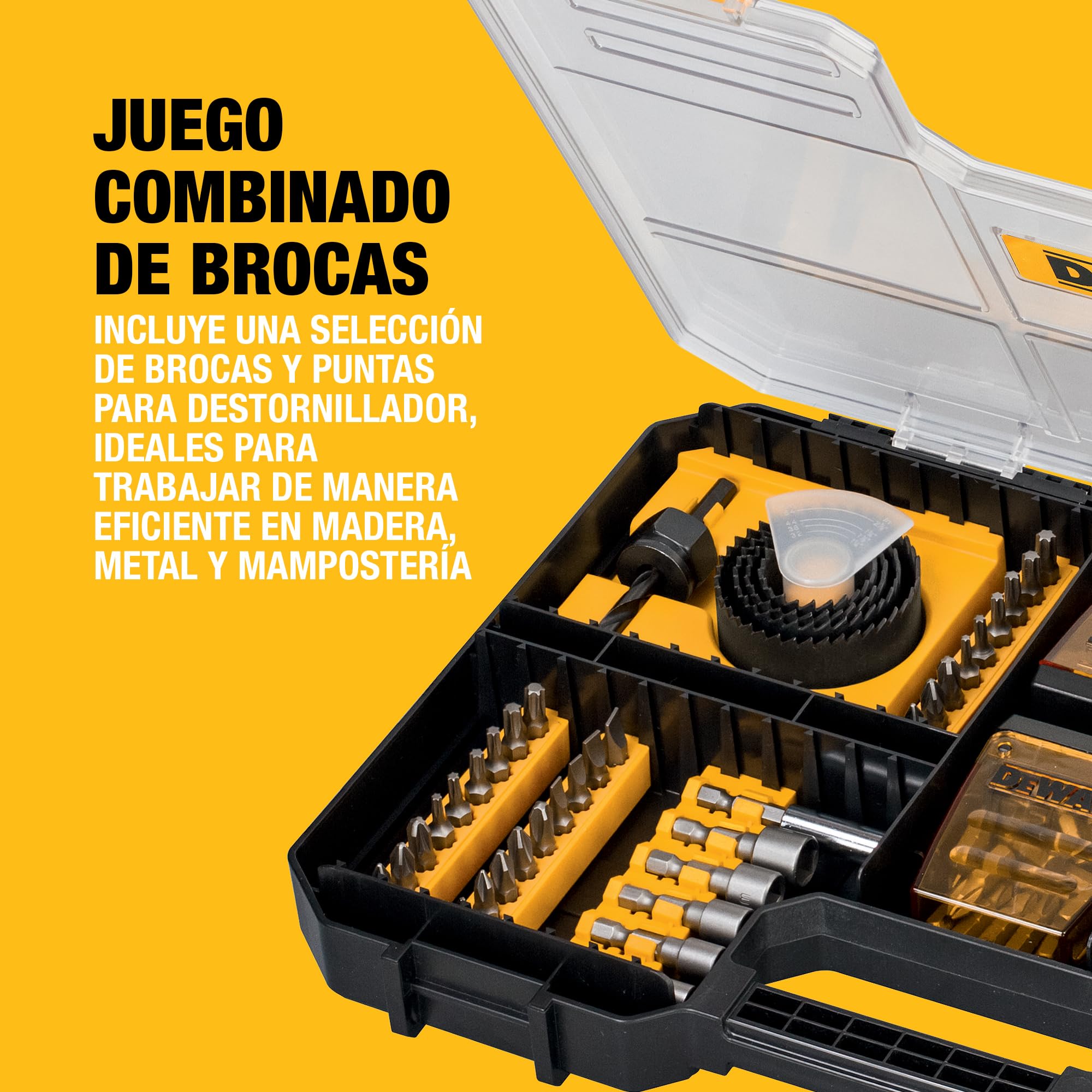 dewalt-dt71569-qz-juego-de-100-puntas-y-brocas-de-alto-rendimiento-madera-metal- image 2