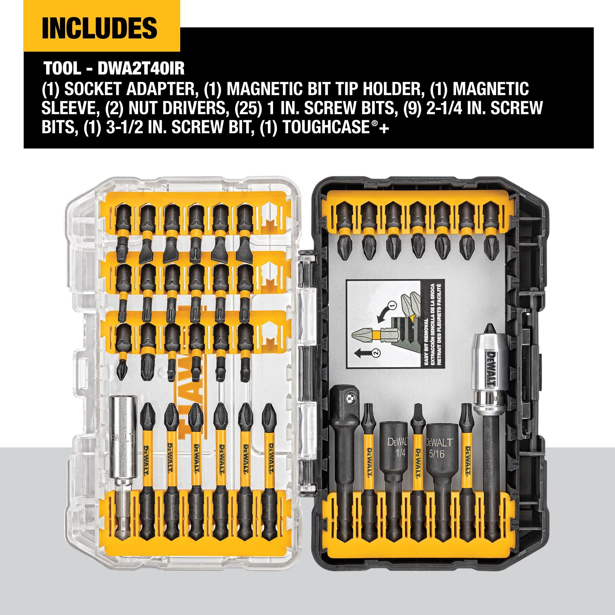 dewalt-dwa2t40ir-impact-ready-flextorq-juego-de-puntas-de-atornillar-40-piezas-h image 2