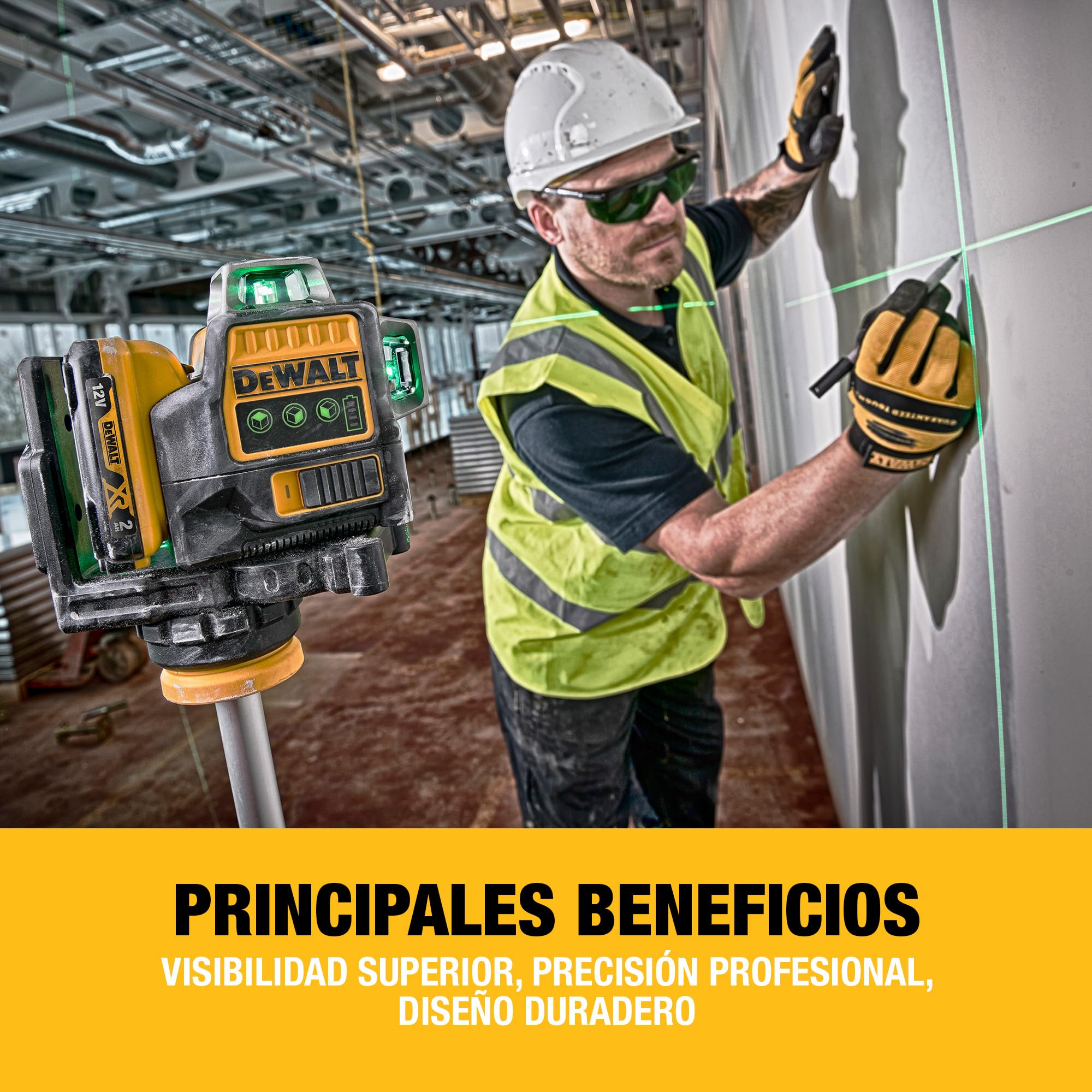 dewalt-dce089d1g-qw-nivel-l-ser-verde-12v-xr-3x360-autonivelante-3-l-neas-360-al image 2