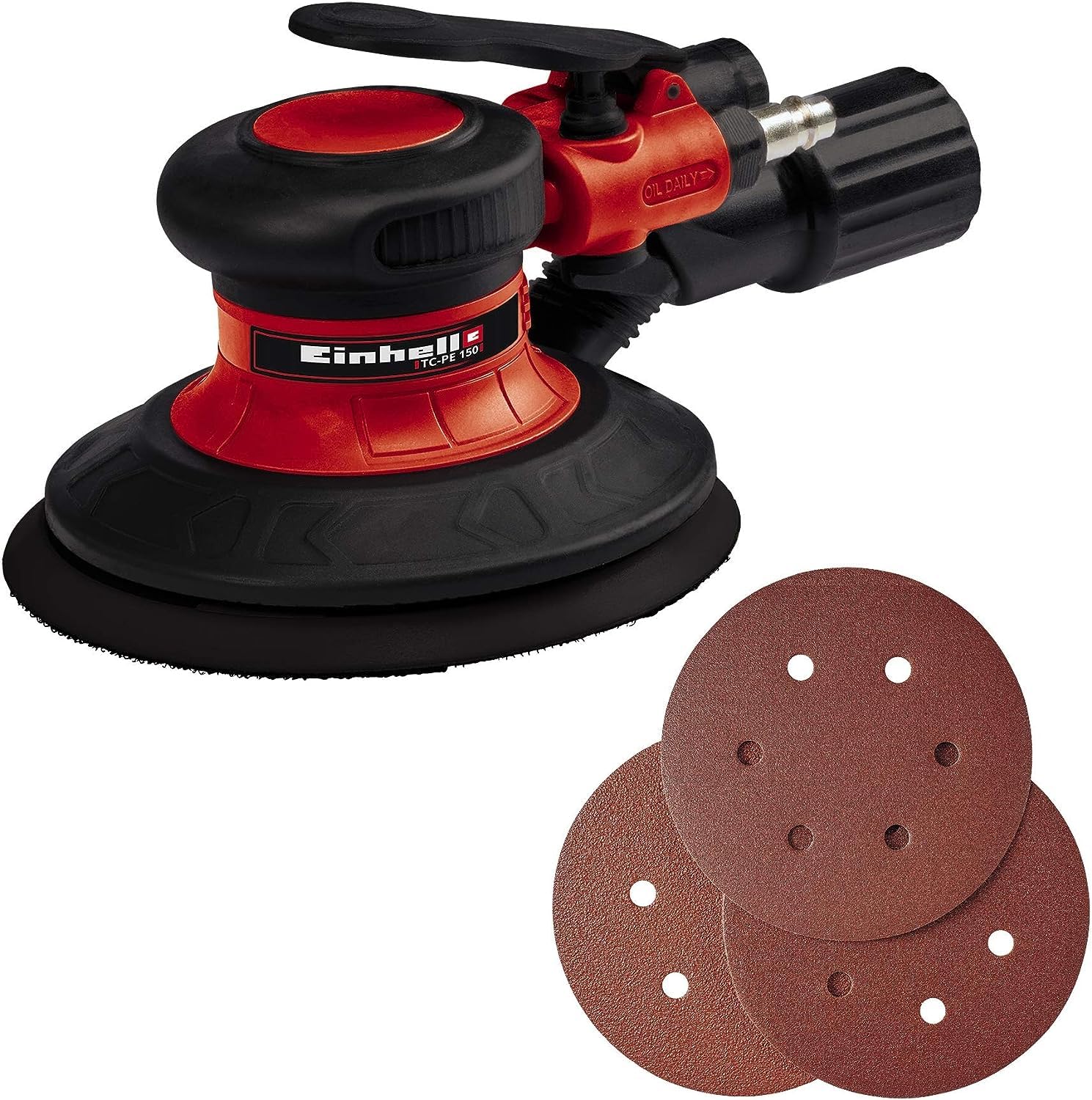 einhell-tc-pe-150-lijadora-exc-ntrica-neum-tica-de-disco-150-mm-con-regulaci-n-c image 1