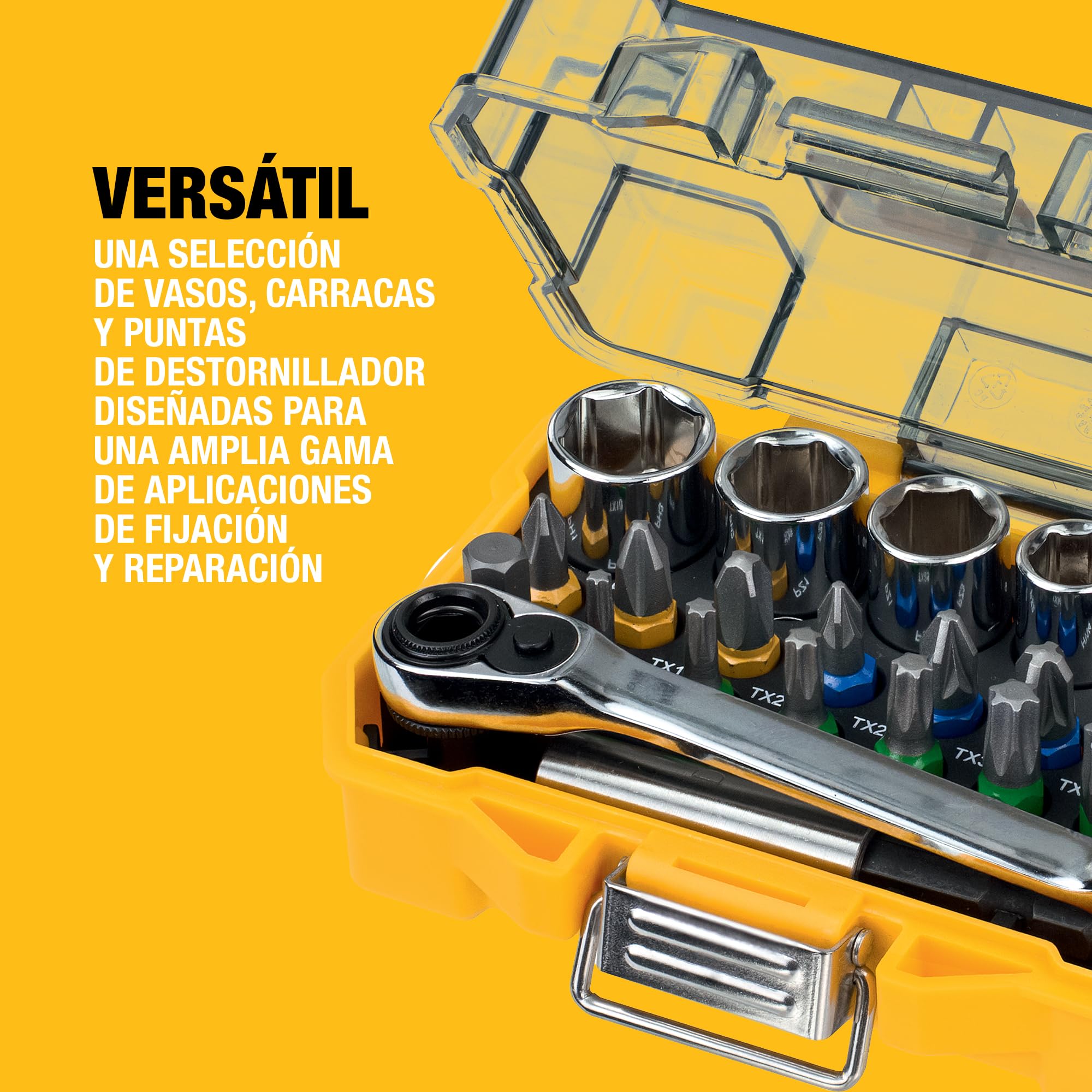 dewalt-dt71516-qz-tough-case-set-de-vasos-y-puntas-de-atornillar-25-mm-24-piezas image 2