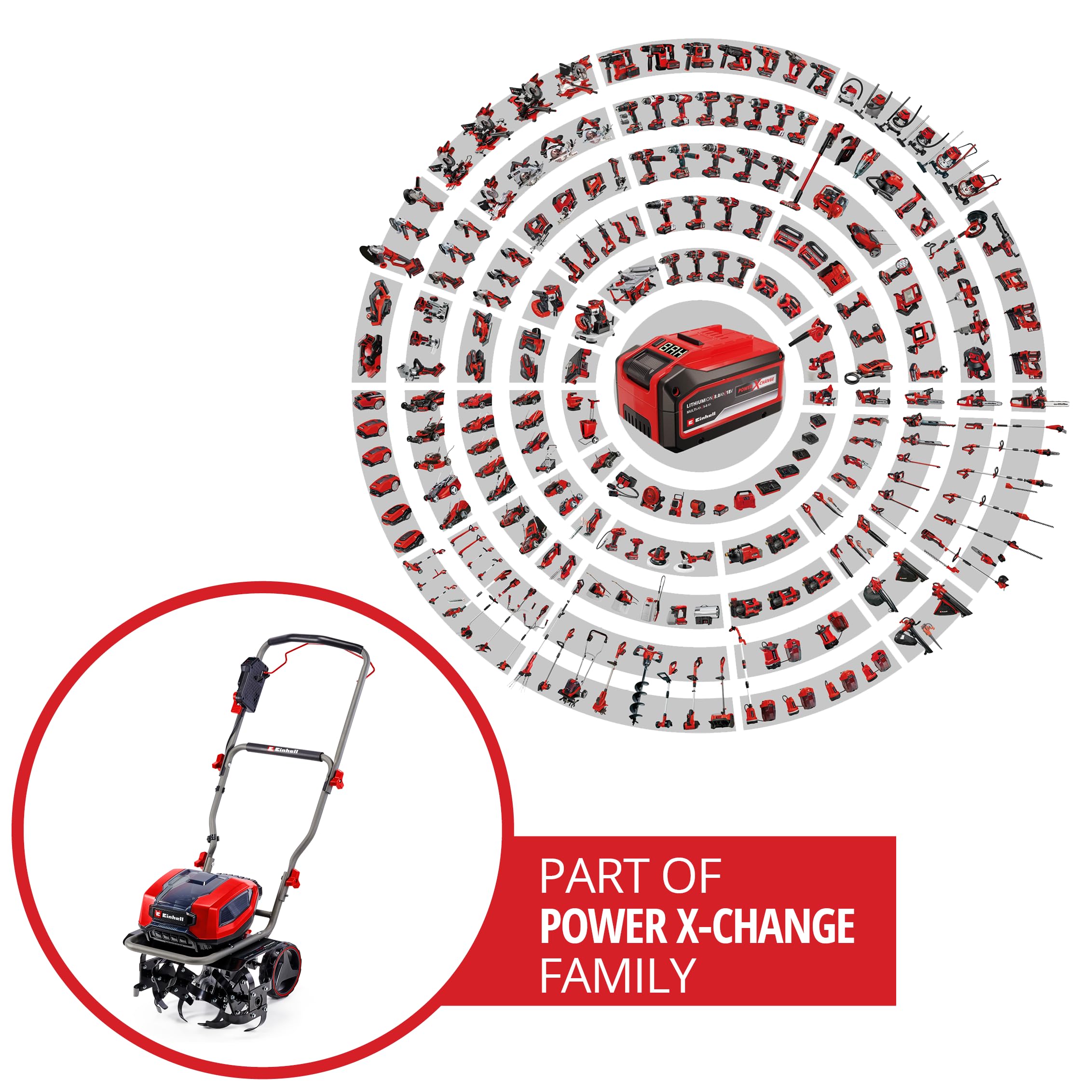 einhell-gp-cr-36-45-li-e-bl-solo-motoazada-con-bater-a-power-x-change-36-v-sin-e image 2