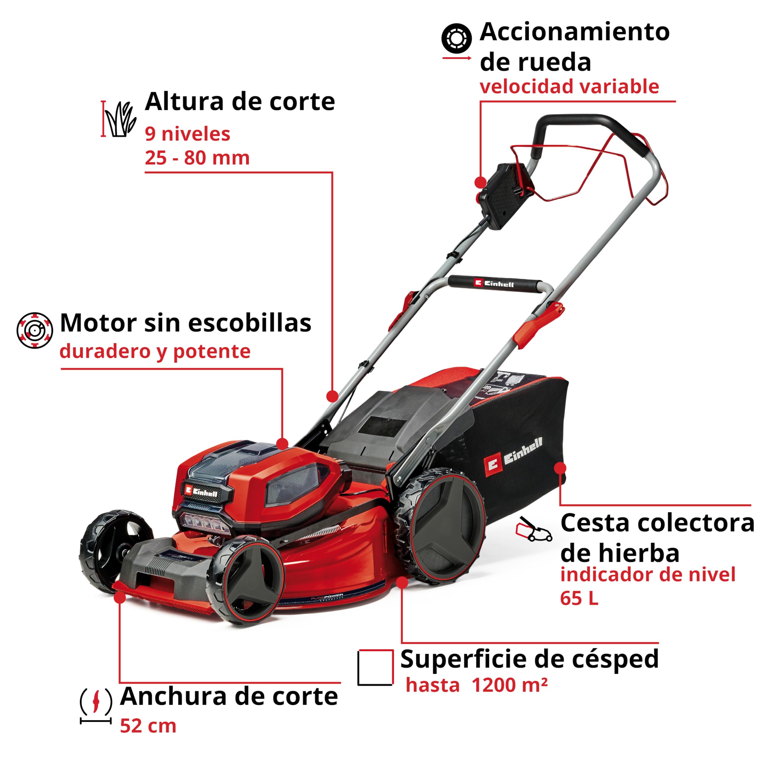 einhell-gp-cm-36-52-s-li-bl-power-x-change-kit-cortac-sped-con-bater-a-36-v-52-c image 3