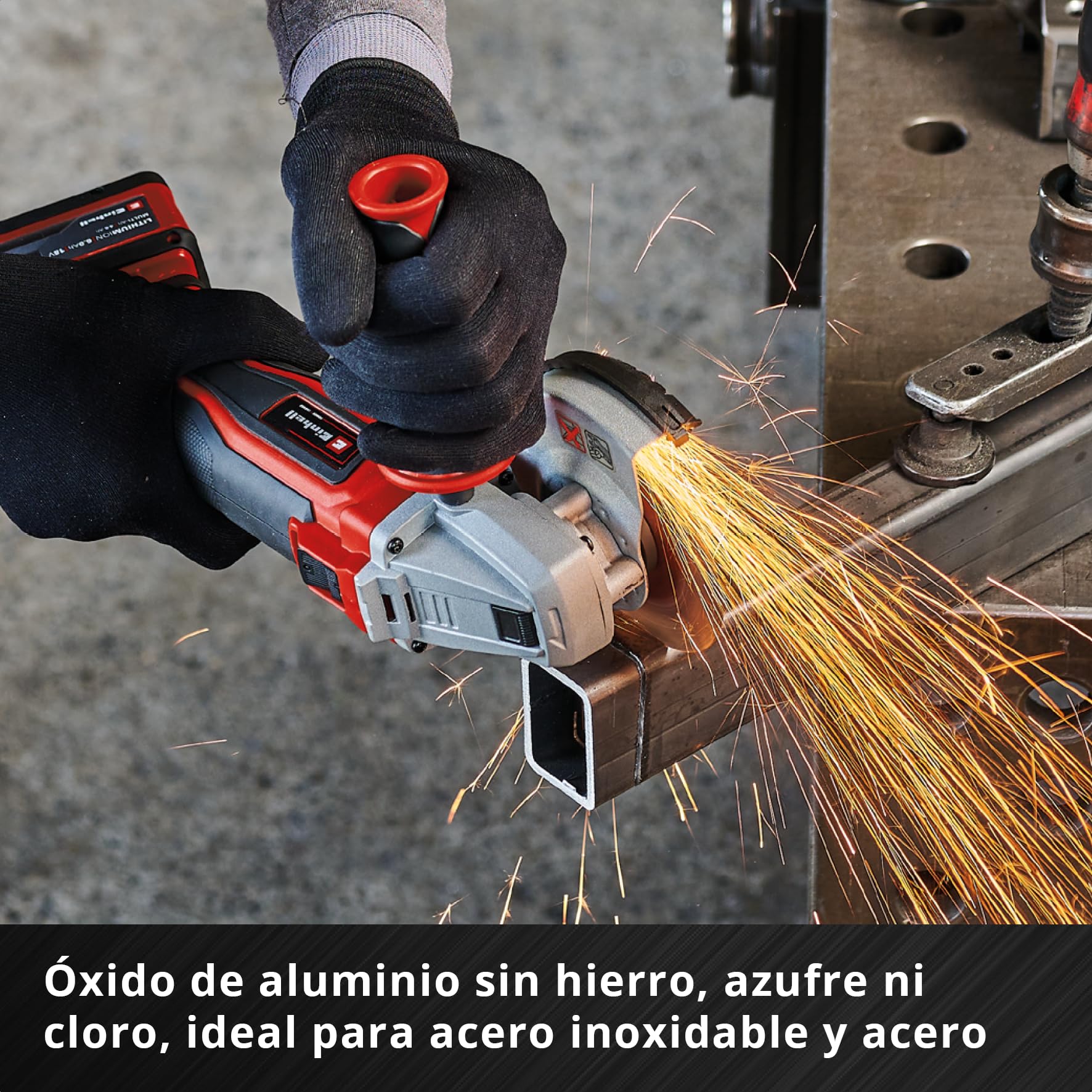 einhell-lote-de-10-discos-de-corte-230x2-mm-para-metal-e-inoxidable image 6
