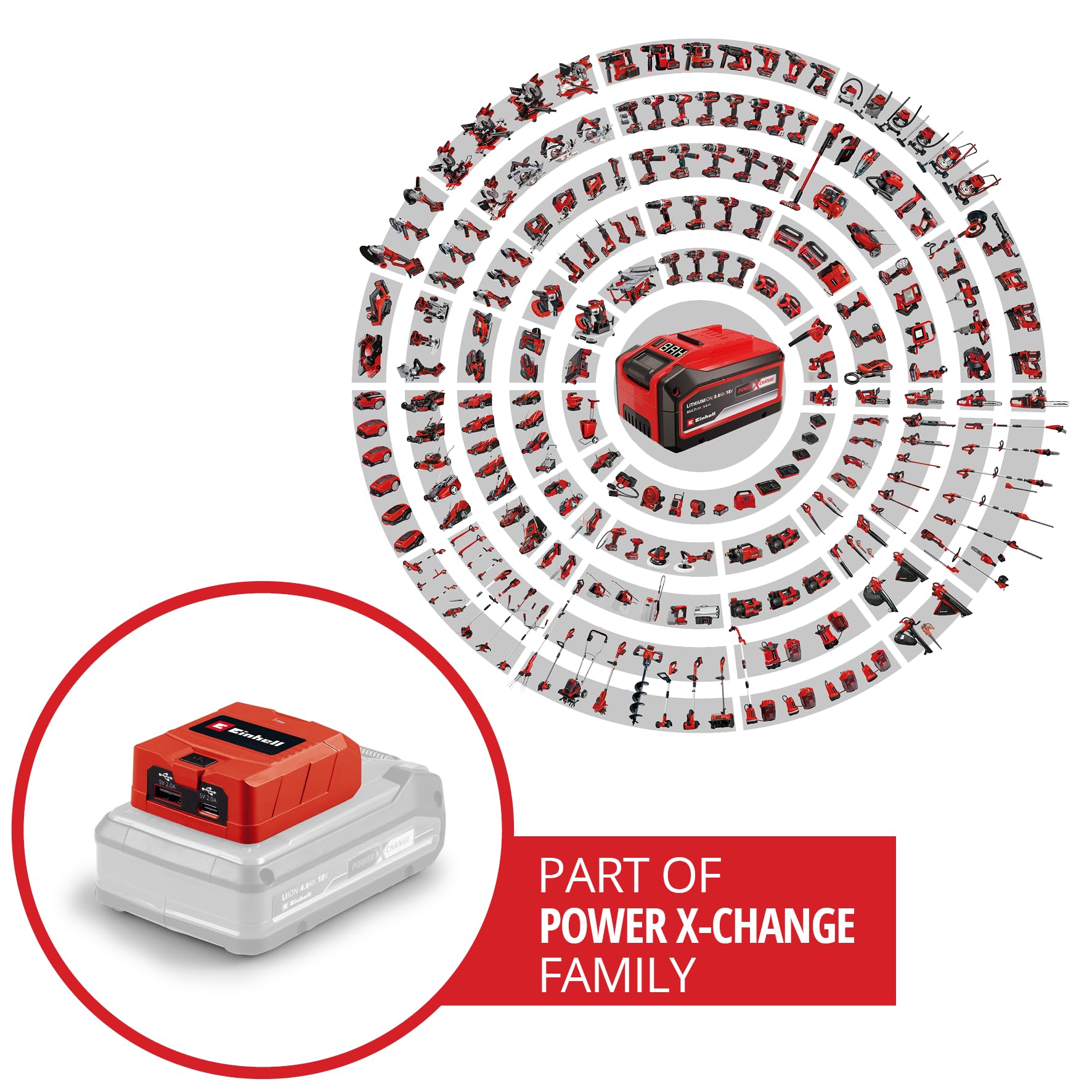 einhell-tc-cp-18-li-usb-a-c-solo-adaptador-de-bater-a-power-x-change-con-usb-a-y image 2