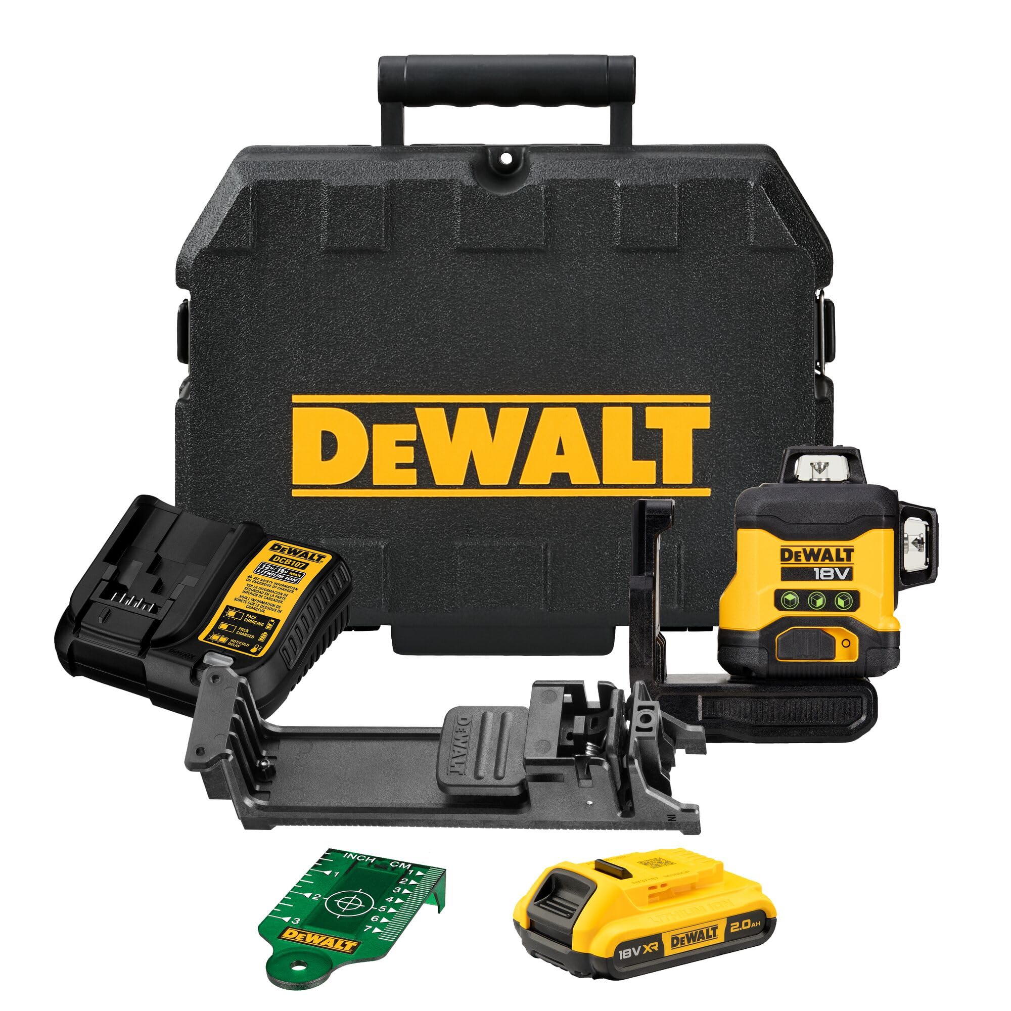 dewalt-dcle34031d1-qw-nivel-l-ser-verde-autonivelante-3x360-con-bater-a-18v-2ah- image 1
