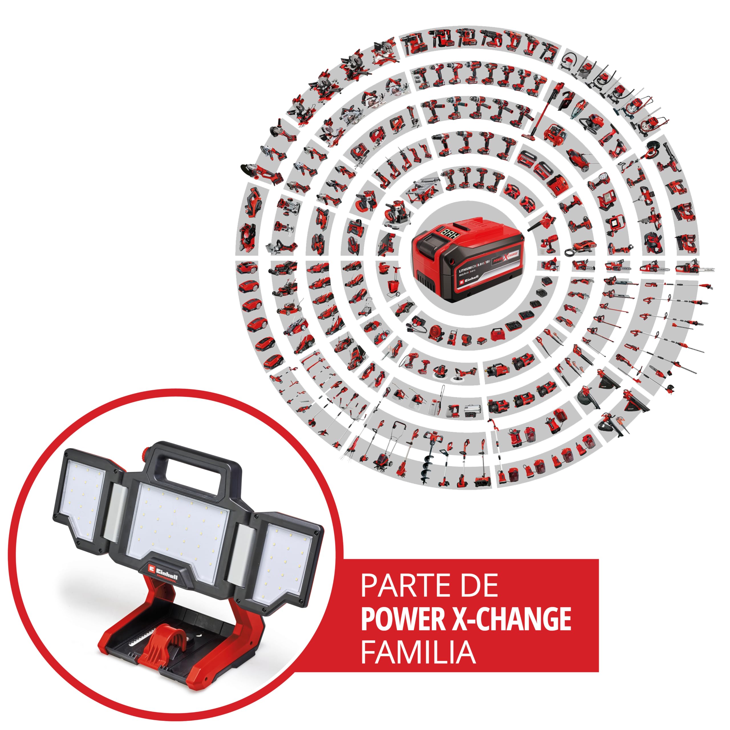 einhell-tp-cl-18-3000-li-set-solo-l-mpara-de-trabajo-a-bater-a-power-x-change-18 image 2
