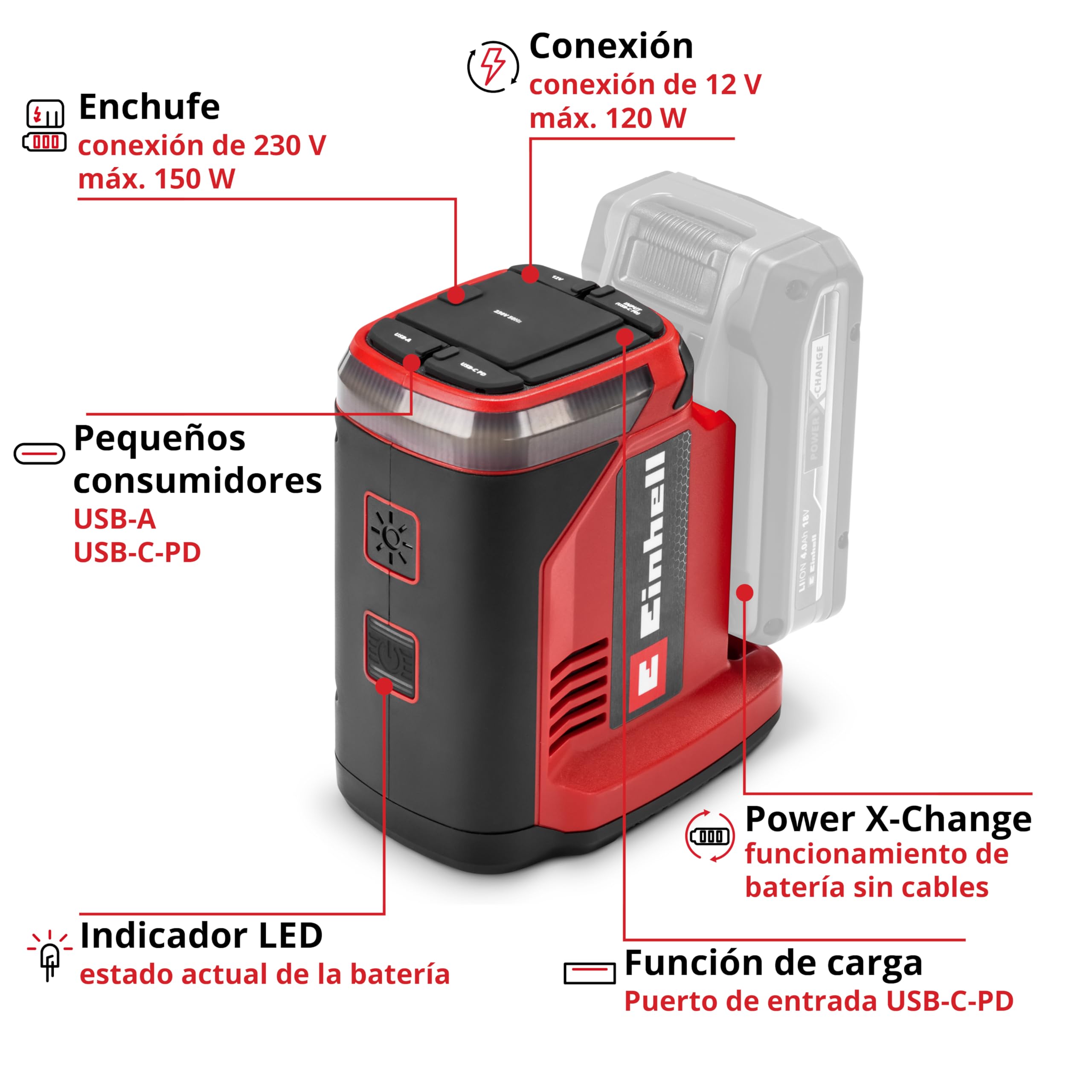 einhell-te-es-18-150-1-li-c-solo-power-x-change-estaci-n-de-energ-a-a-bater-a-18 image 3
