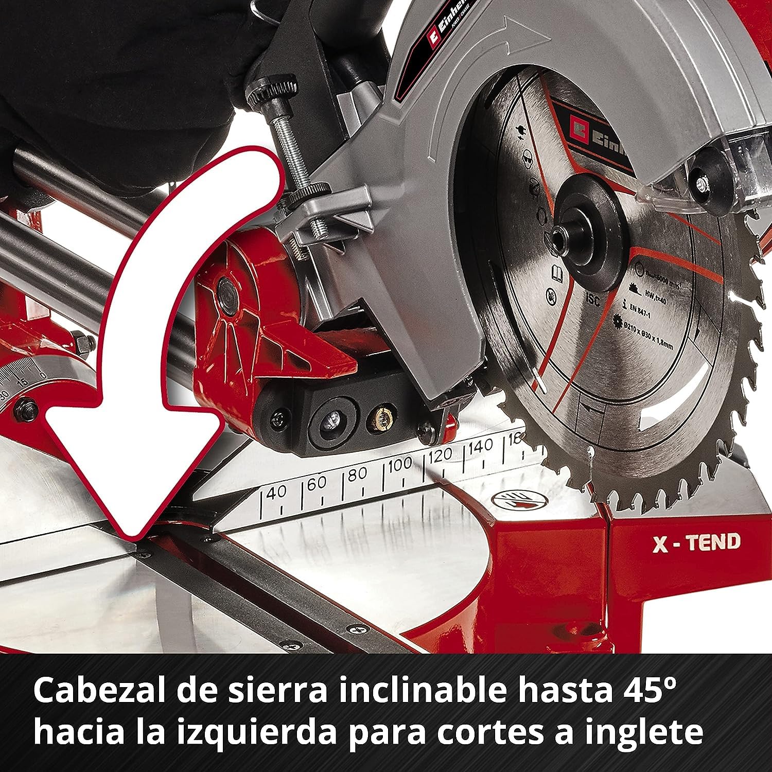 einhell-te-sm-36-210-li-solo-ingletadora-telesc-pica-power-x-change-36-v-hoja-21 image 7