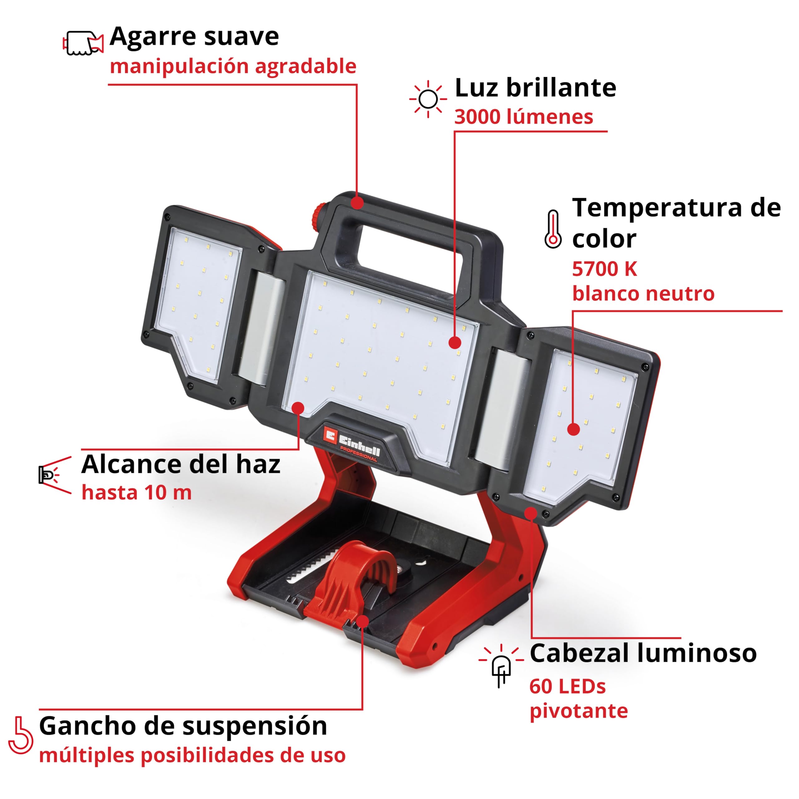 einhell-tp-cl-18-3000-li-set-solo-l-mpara-de-trabajo-a-bater-a-power-x-change-18 image 3