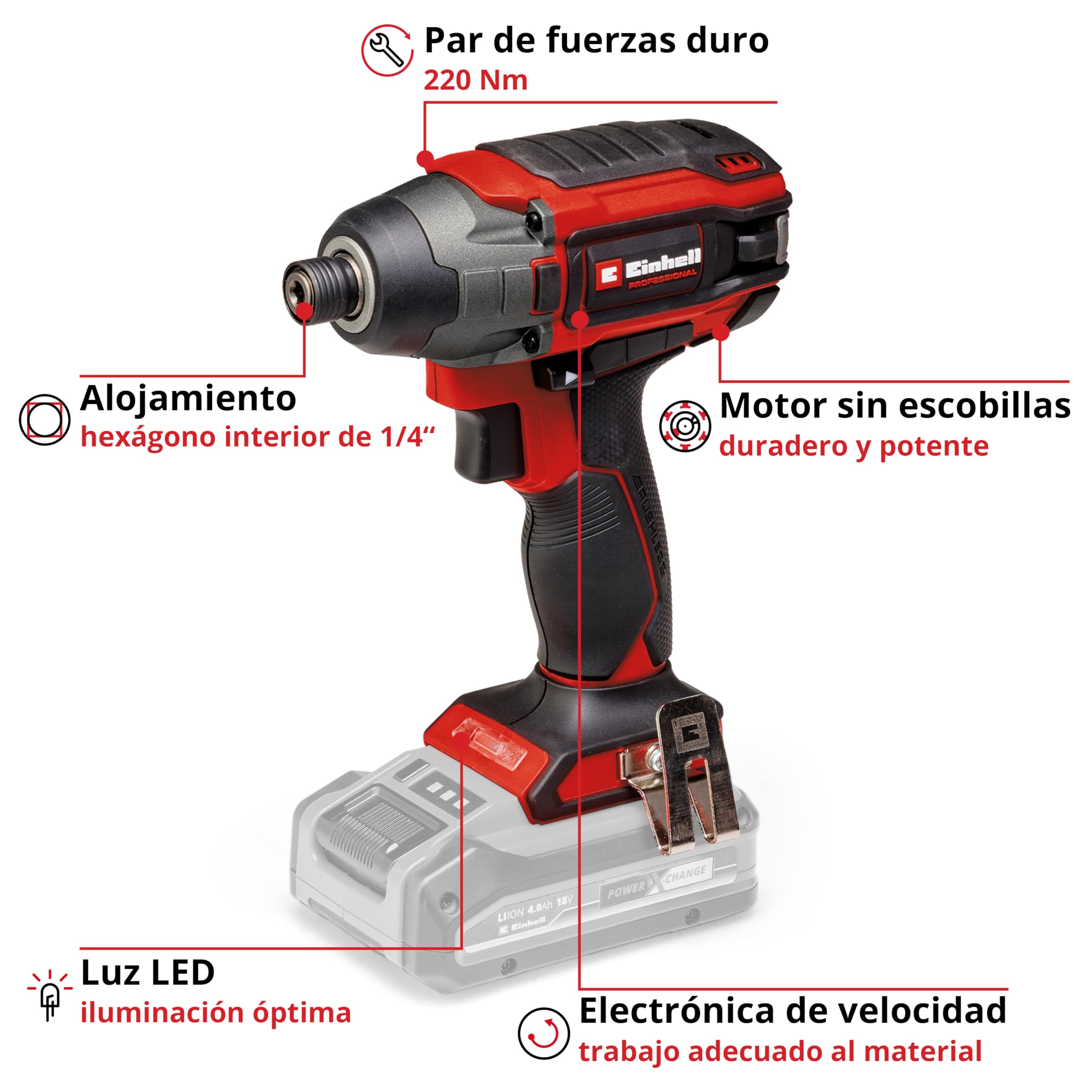 einhell-professional-tp-ci-18-220-li-bl-solo-power-x-change-atornillador-de-impa image 3