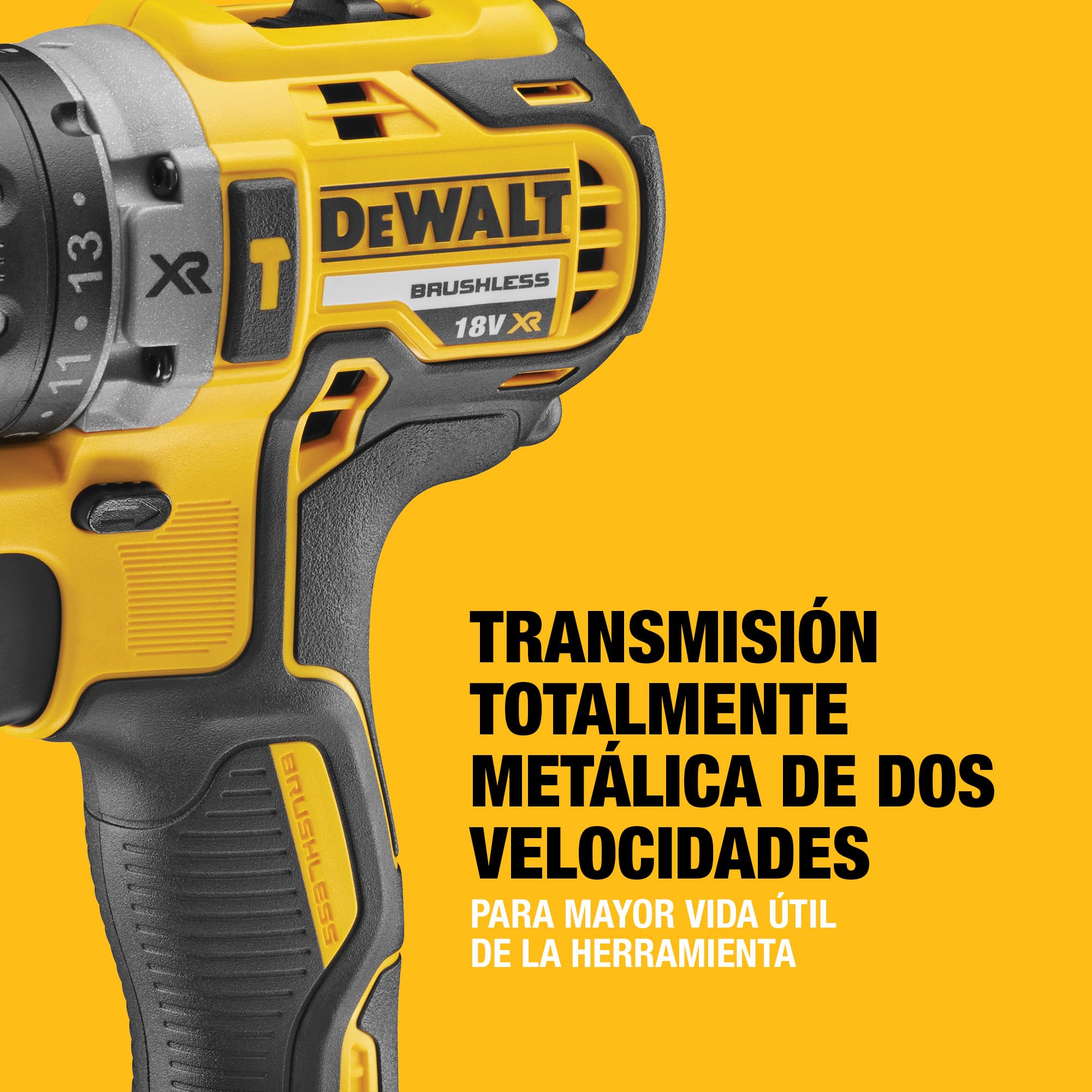 dewalt-dck266p2-qw-kit-combo-18v-xr-brushless-con-taladro-percutor-dcd796-atorni image 6