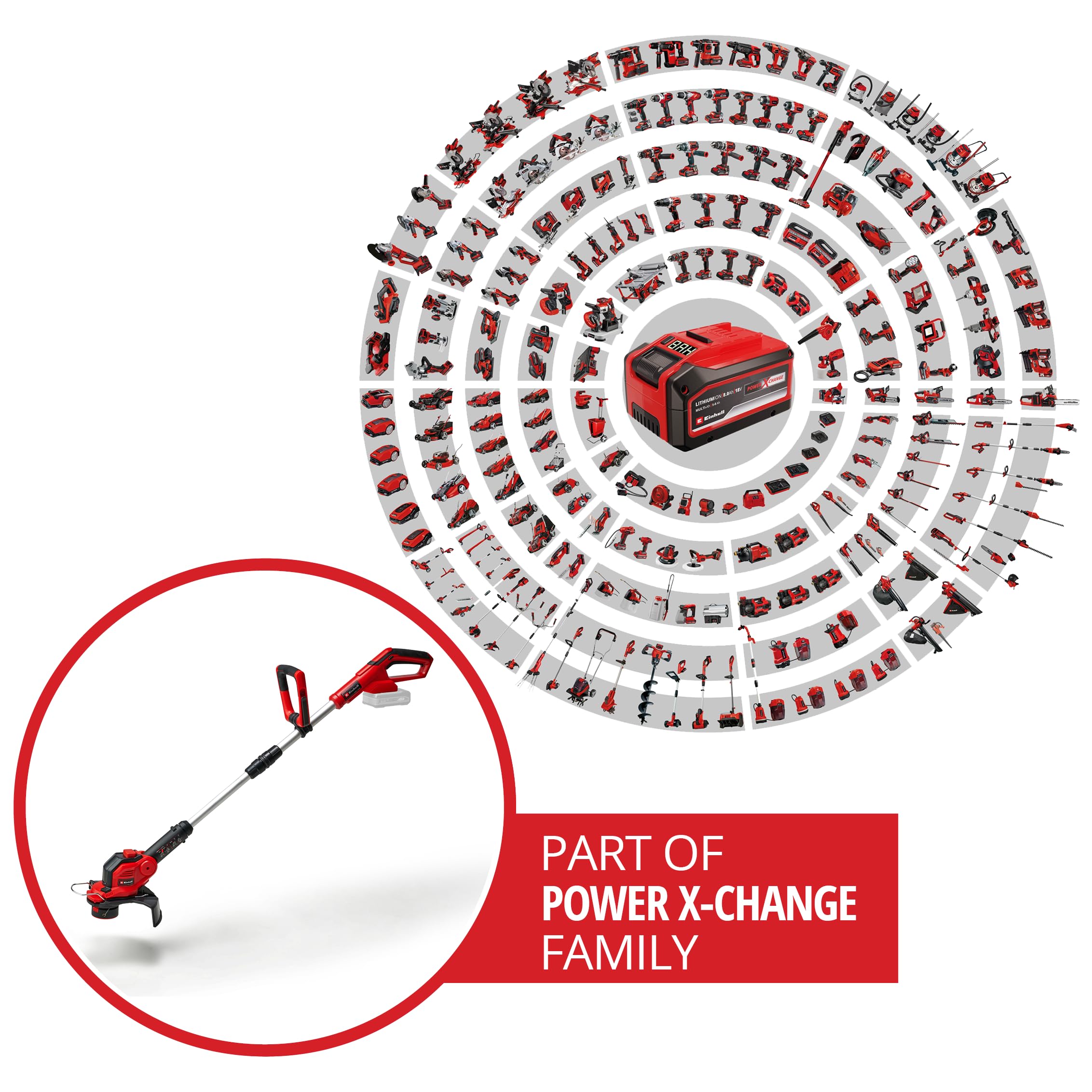 einhell-ge-ct-18-28-li-solo-power-x-change-recortadora-de-c-sped-a-bater-a-18-v- image 2