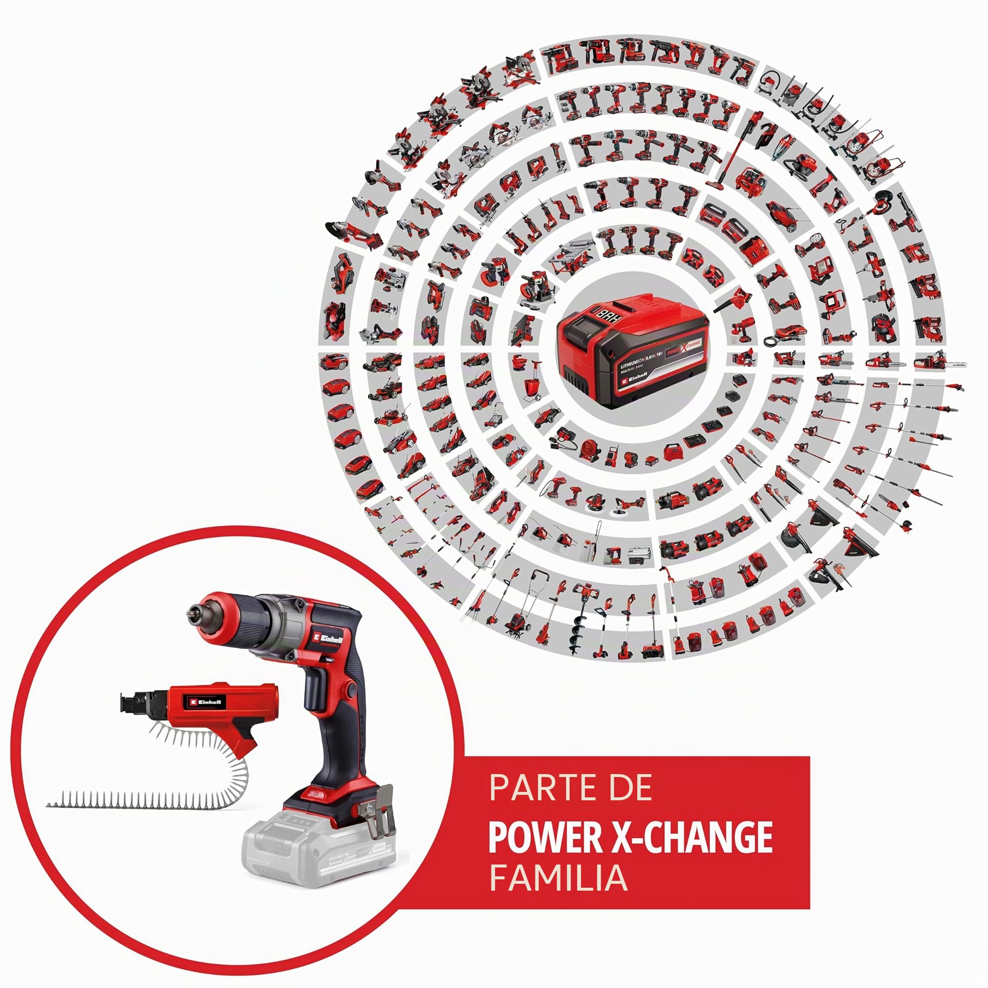 einhell-tp-dy-18-li-bl-magazine-atornillador-de-placas-de-yeso-power-x-change-18 image 2