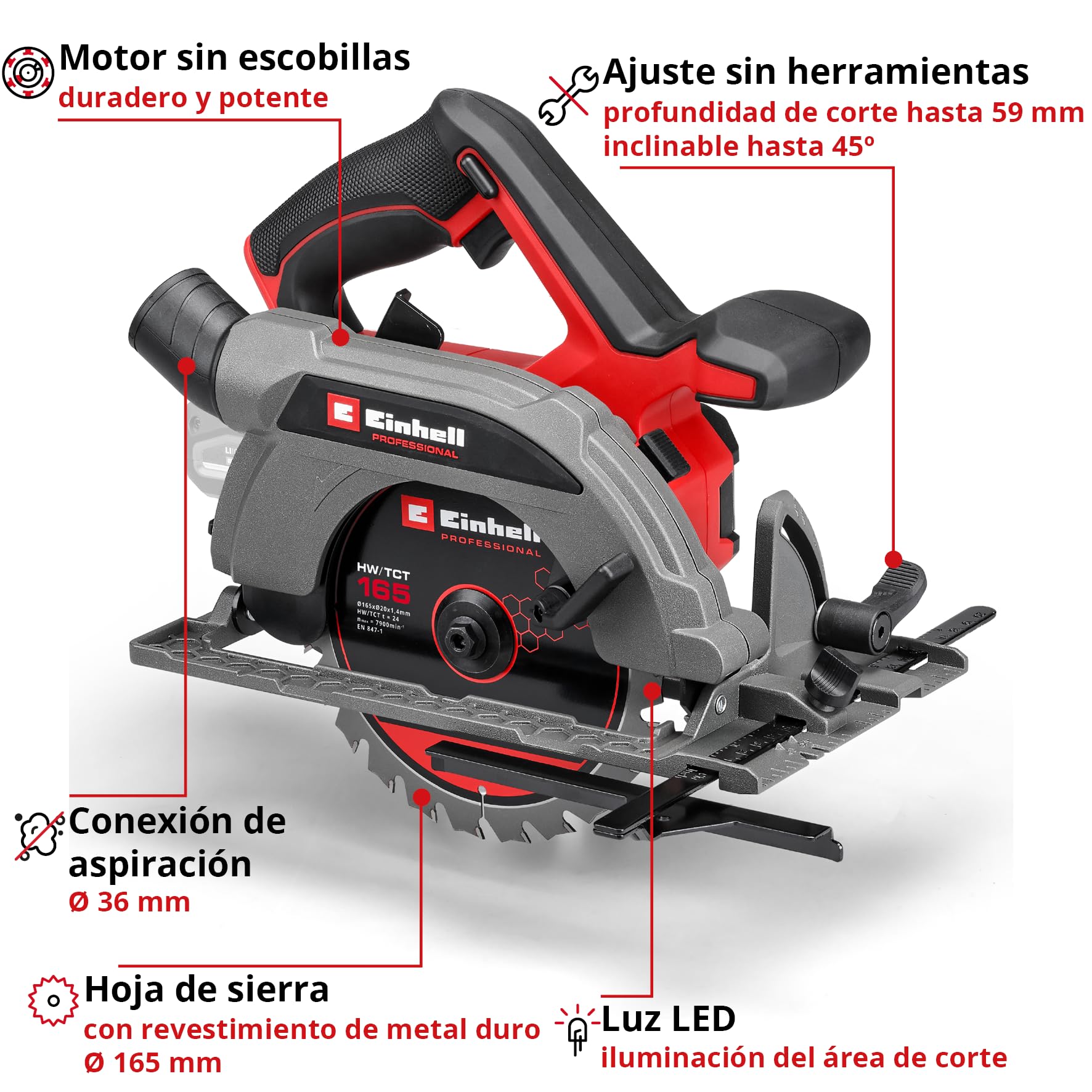 einhell-professional-tp-cs-18-165-li-bl-solo-power-x-change-sierra-circular-a-ba image 3