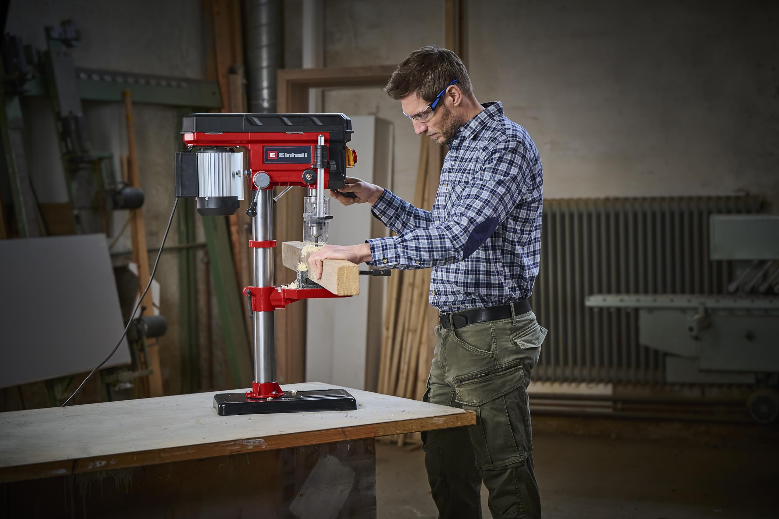 einhell-tc-bd-630-1-taladro-de-columna-630-w-12-niveles-de-velocidad-200-2-450-r image 2