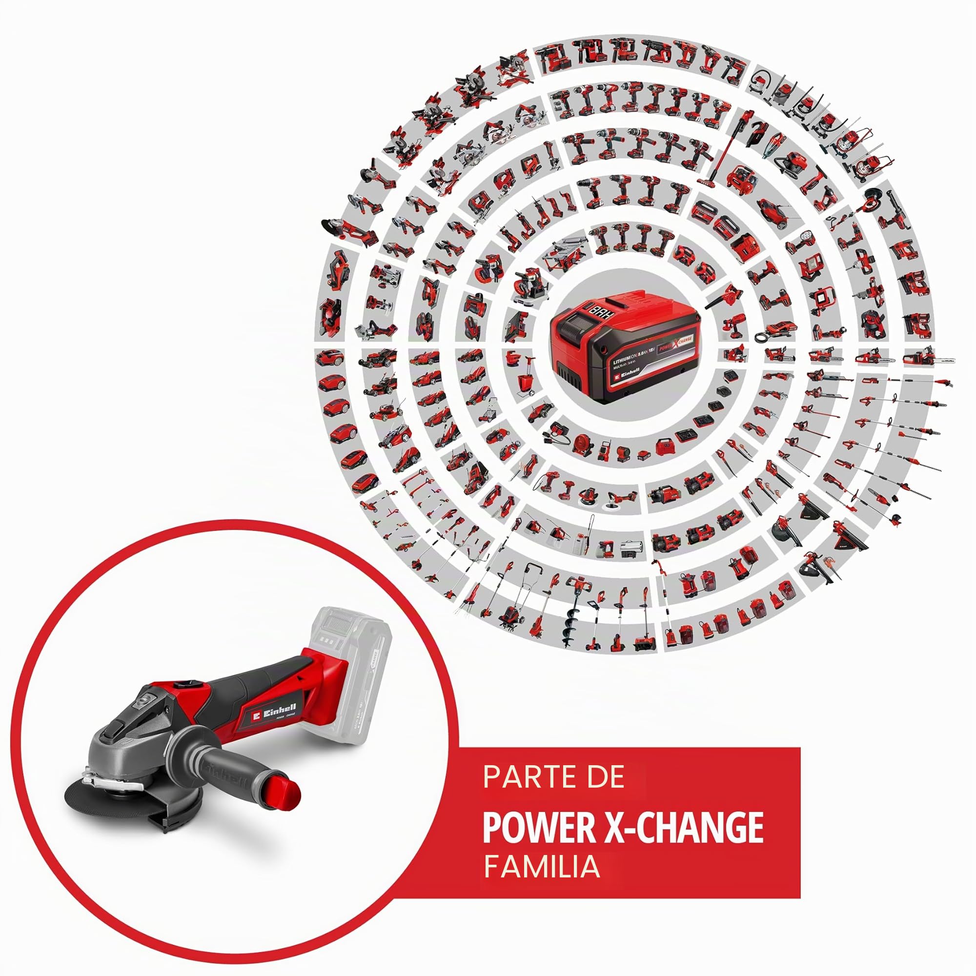 einhell-amoladora-angular-a-bater-a-te-ag-18-115-li-solo-power-x-change-18-v-dis image 2