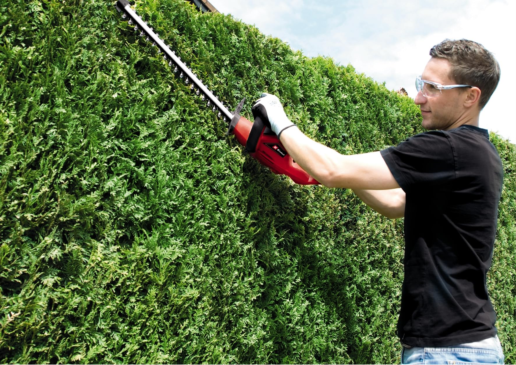 einhell-gh-eh-4245-recortasetos-el-ctrico-con-cable-420-w-corte-450-mm-hoja-510- image 2