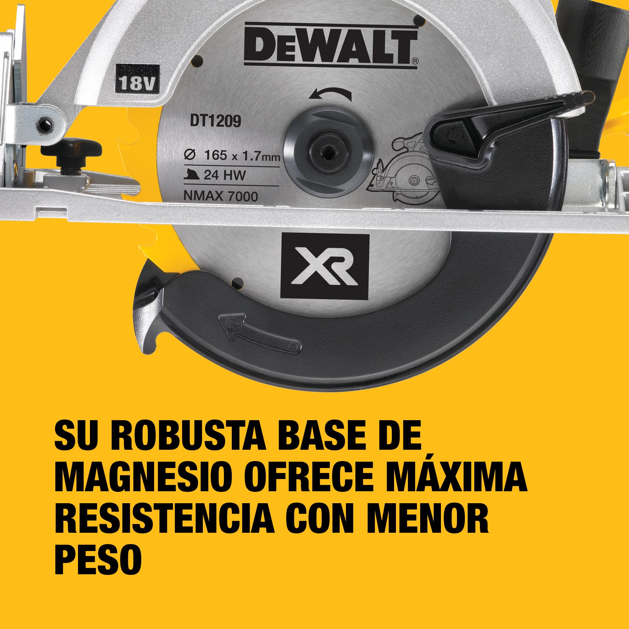 dewalt-dcs391nt-xj-sierra-circular-xr-18v-disco-165-mm-corte-55-mm-con-malet-n-t image 4