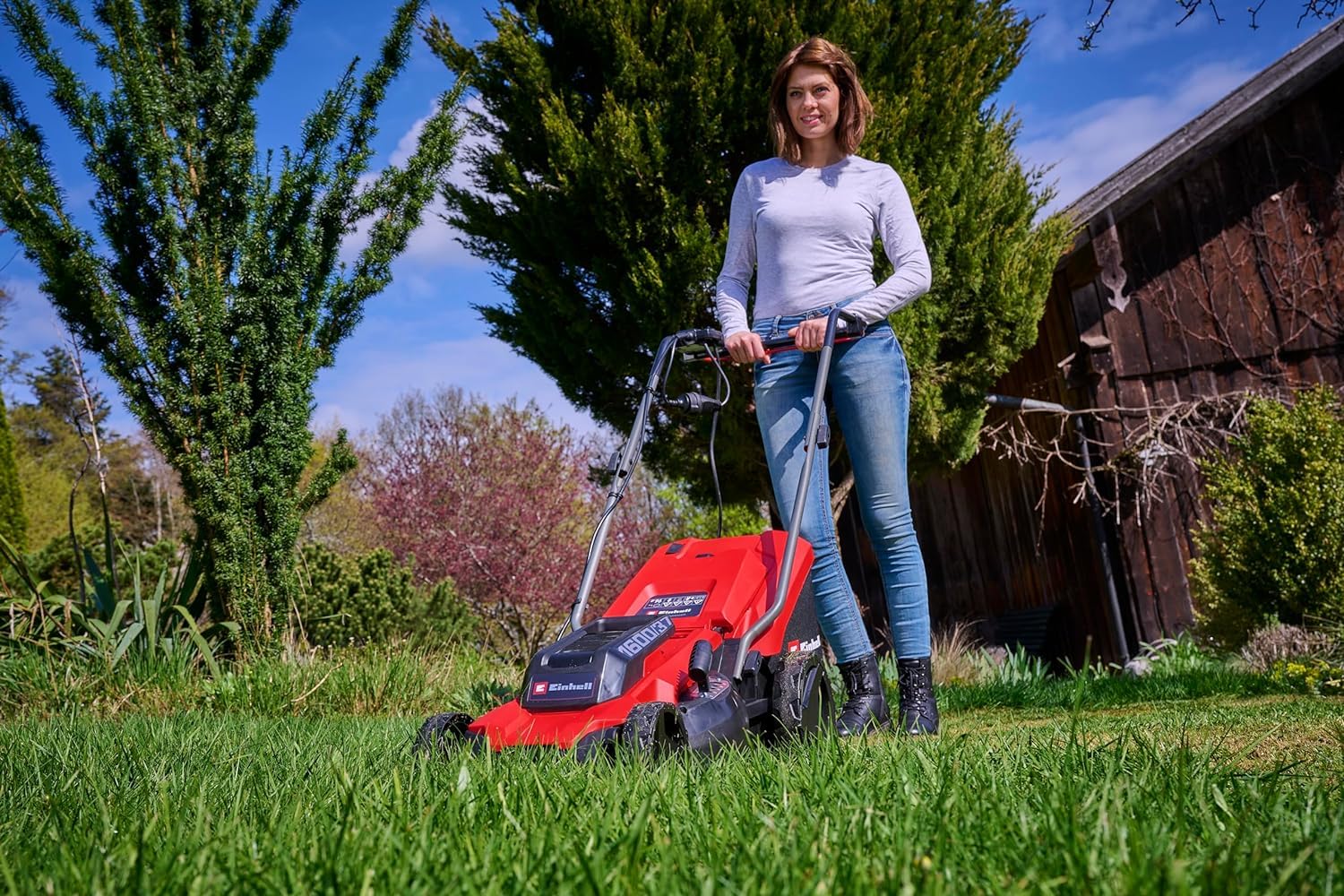 einhell-gc-em-1600-37-cortac-sped-el-ctrico-1600-w-corte-37-cm-hasta-700-m-cesta image 2