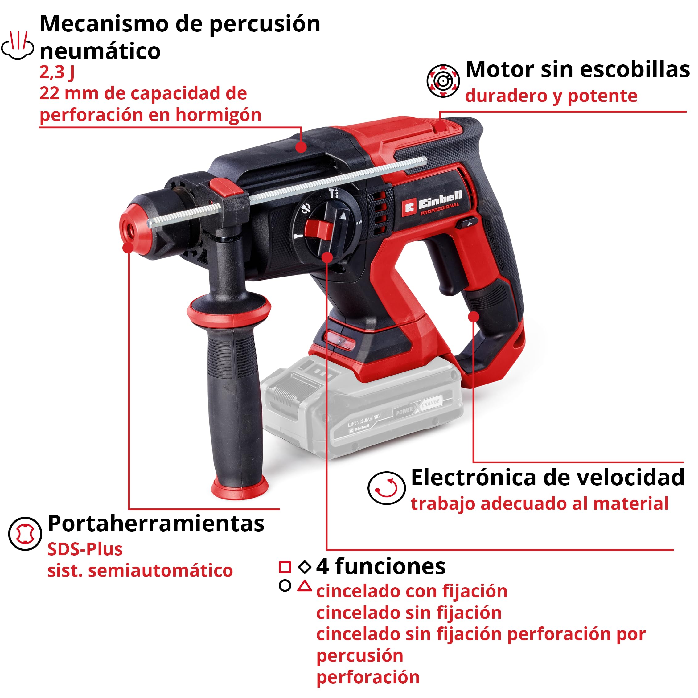 einhell-professional-tp-hd-18-22-d-li-bl-solo-martillo-perforador-sds-plus-18v-s image 3