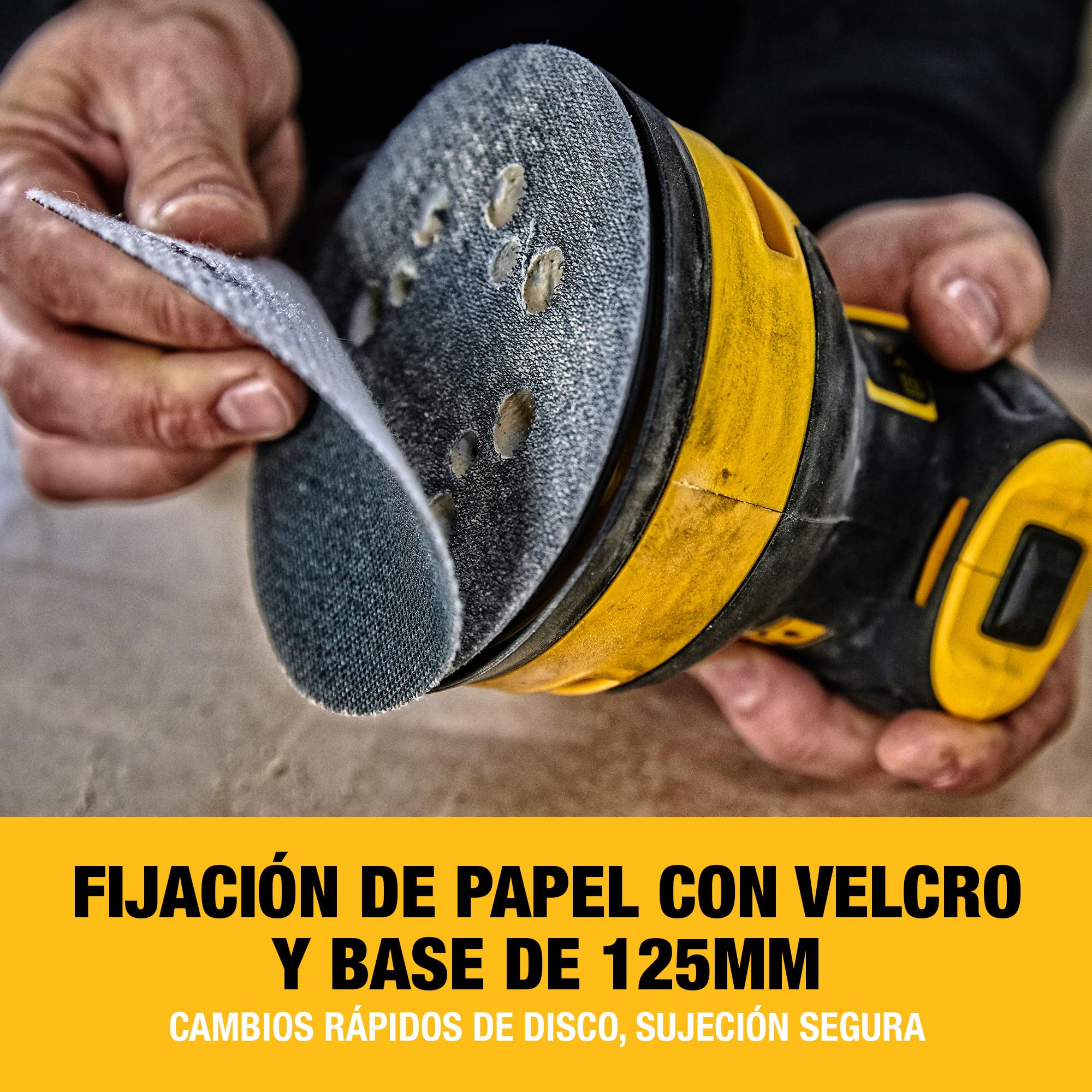 dewalt-dwe6423-qs-lijadora-rotorbital-280w-125-mm-velocidad-variable-8-000-12-00 image 3